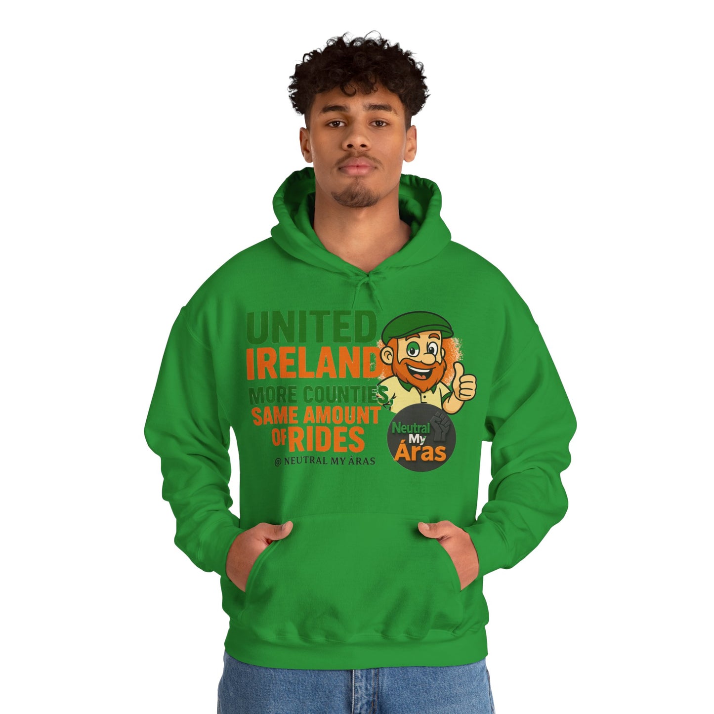 "UNITED IRELAND – MORE COUNTIES, SAME AMOUNT OF RIDES" – The Only Thing That’s Changing is the Territory - United Ireland Graphic Hoodie