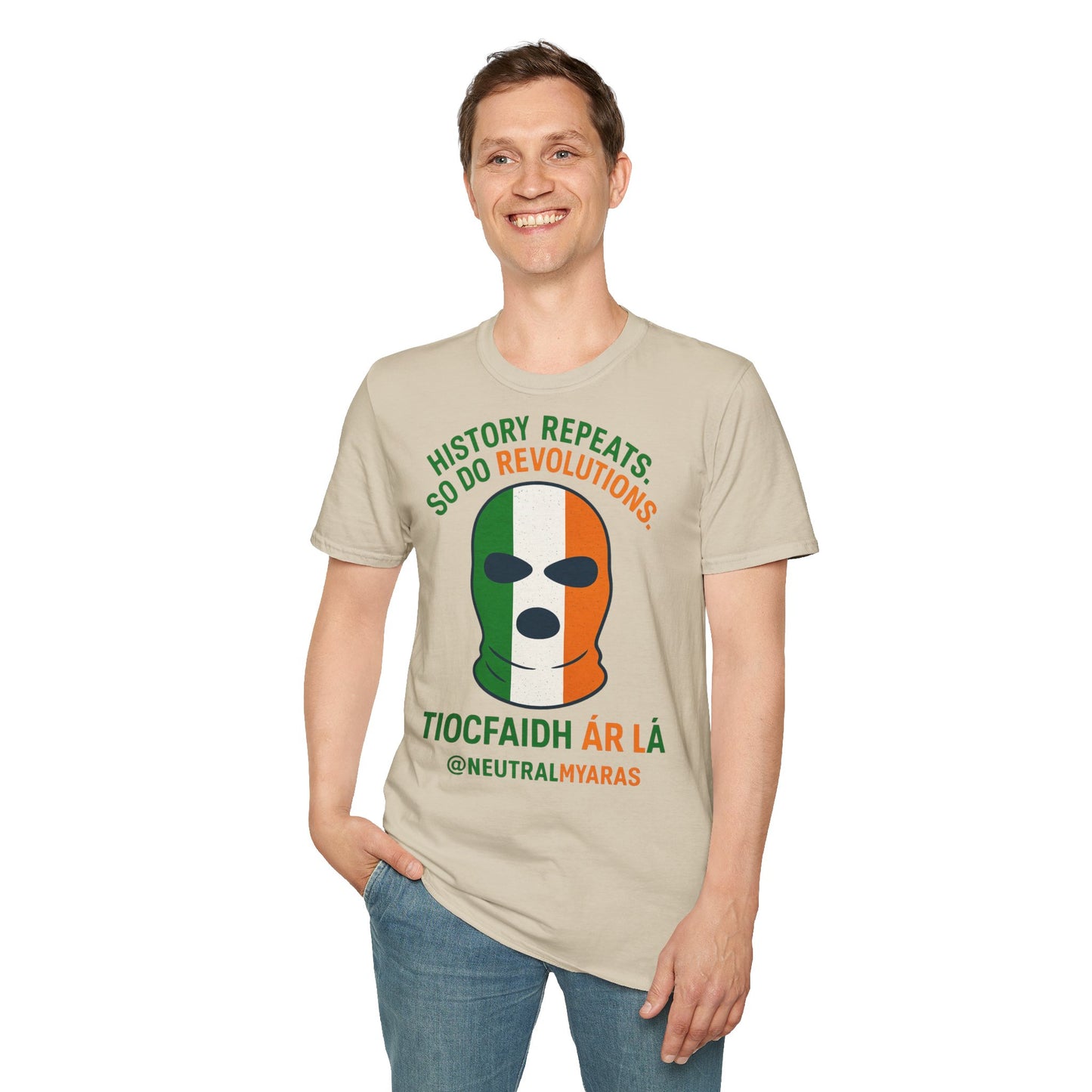 🔥 HISTORY REPEATS, SO DO REVOLUTIONS – TIOCFHAIDH ÁR LÁ T-SHIRT ☘️