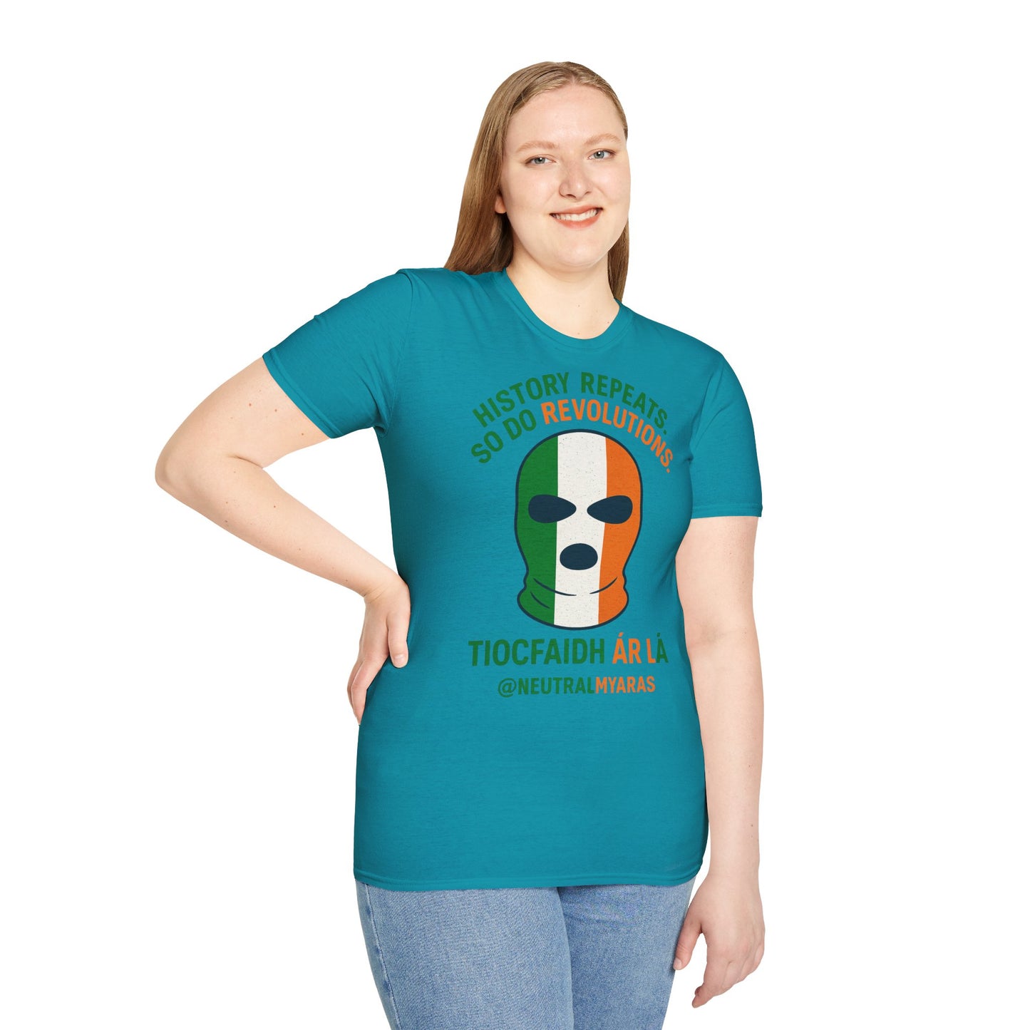 🔥 HISTORY REPEATS, SO DO REVOLUTIONS – TIOCFHAIDH ÁR LÁ T-SHIRT ☘️