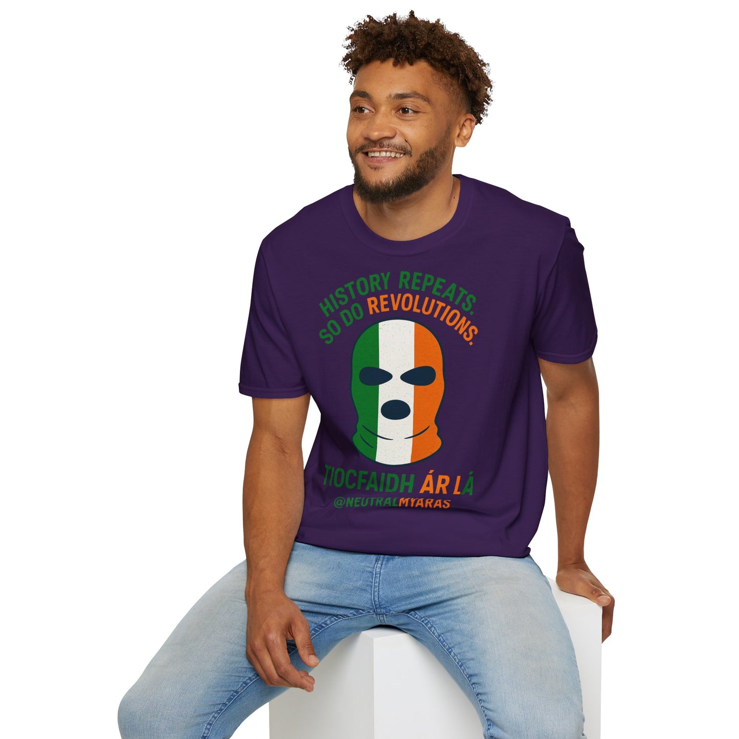 🔥 HISTORY REPEATS, SO DO REVOLUTIONS – TIOCFHAIDH ÁR LÁ T-SHIRT ☘️