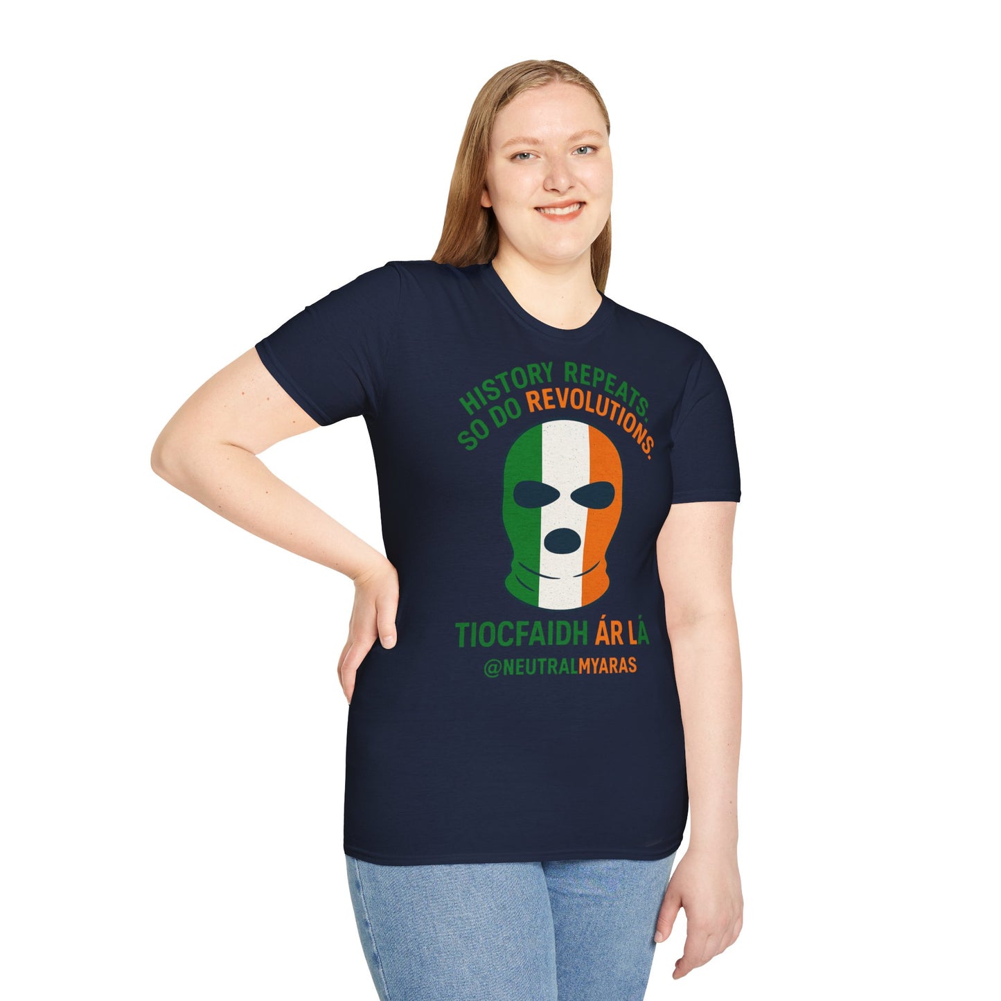 🔥 HISTORY REPEATS, SO DO REVOLUTIONS – TIOCFHAIDH ÁR LÁ T-SHIRT ☘️