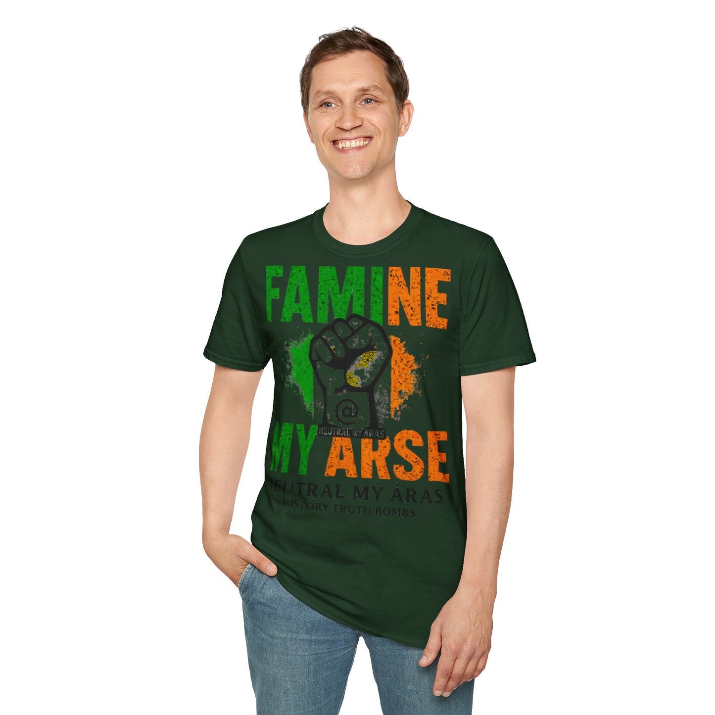 "FAMINE MY ARSE" – The T-Shirt That Speaks Truth, and a Bit of Cheek