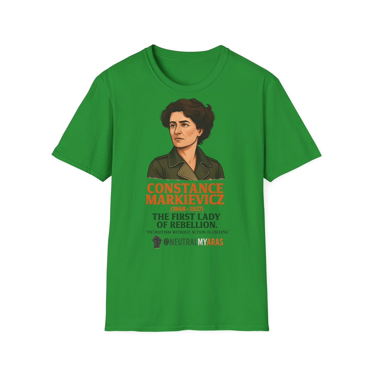 ๐ฎ๐ช Constance Markievicz T-Shirt โ The First Lady of Rebellion ๐ฎ๐ช Tee
