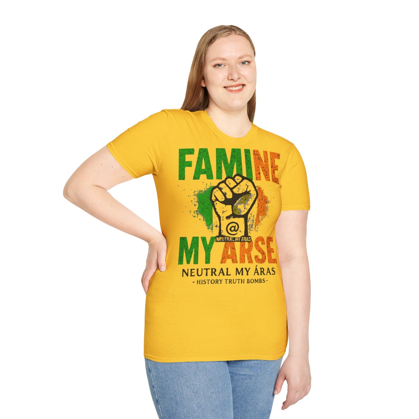 "FAMINE MY ARSE" – The T-Shirt That Speaks Truth, and a Bit of Cheek