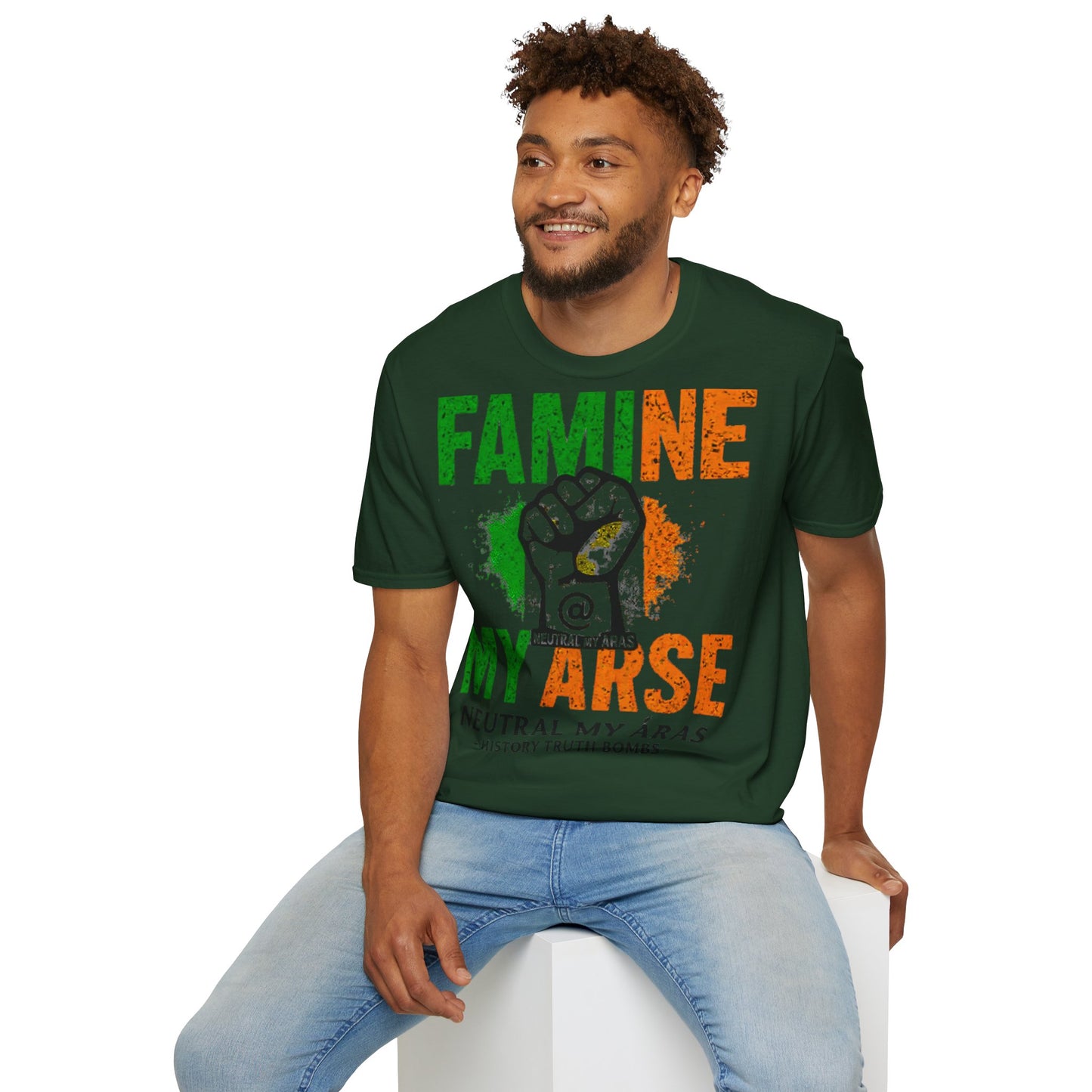 "FAMINE MY ARSE" – The T-Shirt That Speaks Truth, and a Bit of Cheek