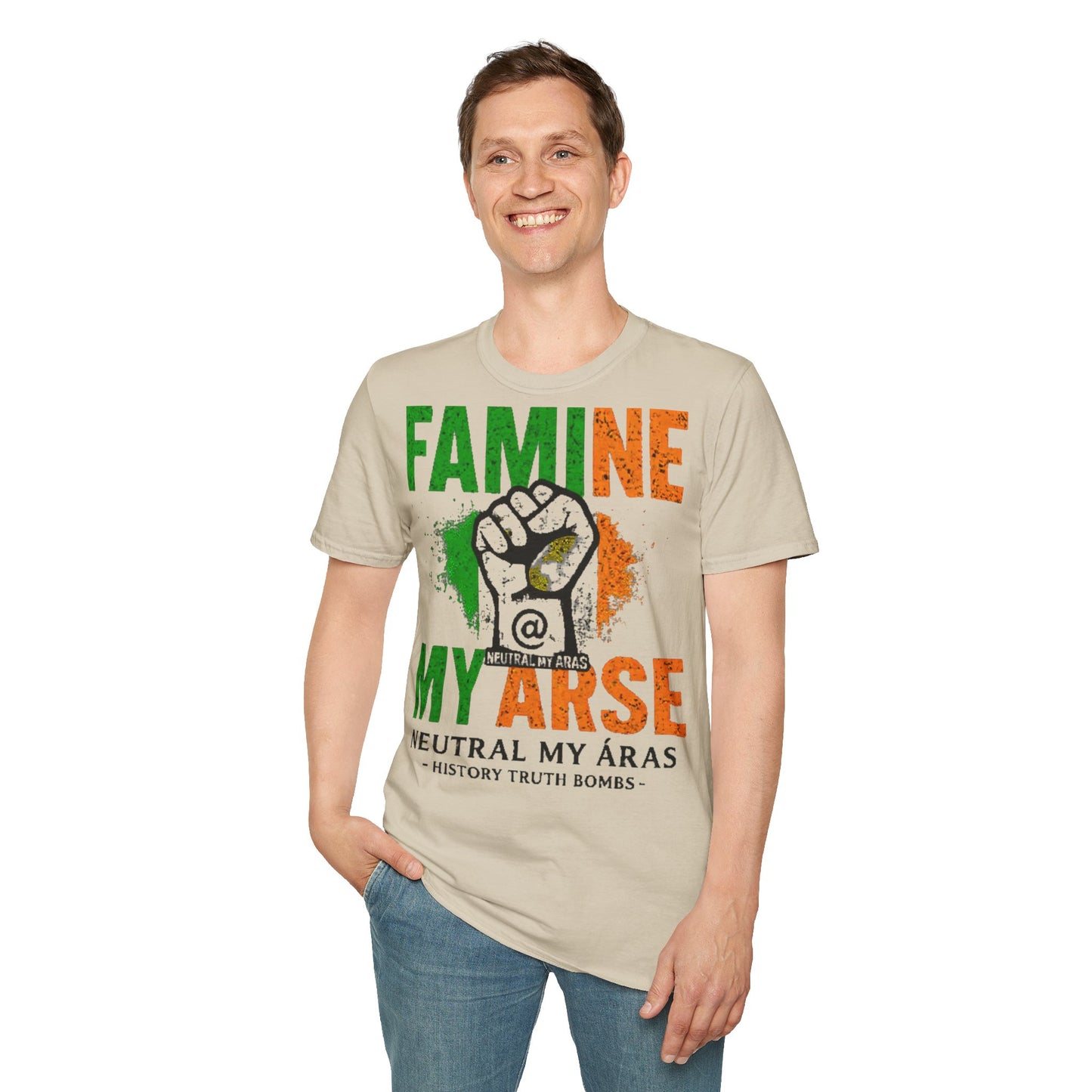 "FAMINE MY ARSE" – The T-Shirt That Speaks Truth, and a Bit of Cheek