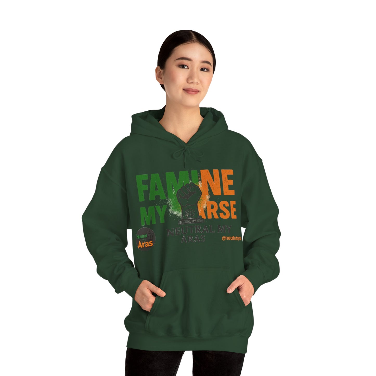 "FAMINE MY ARSE" – The Hoodie That Speaks Truth, and a Bit of Cheek