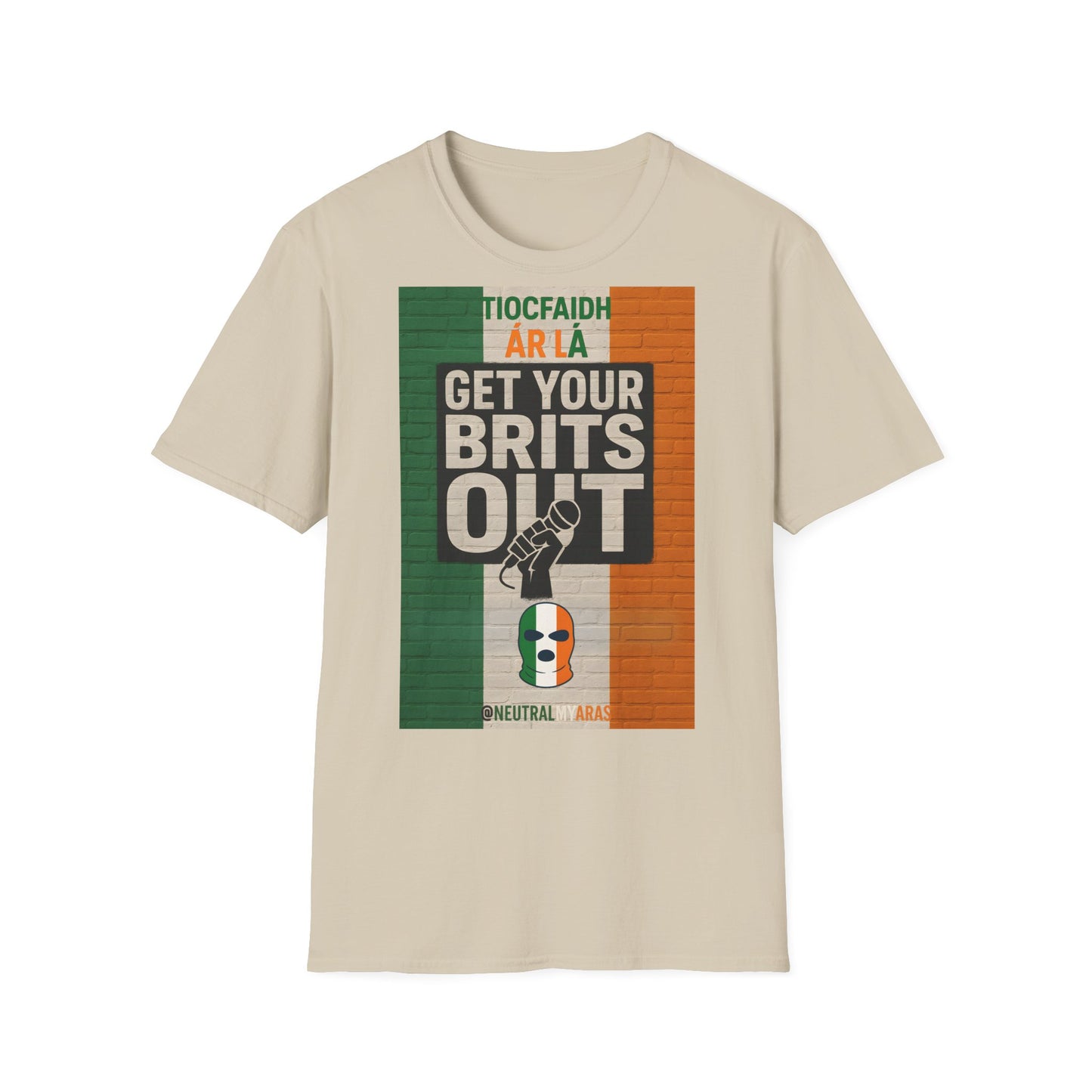 🔥 "GET YOUR BRITS OUT" Tiocfaidh Ár Lá T-shirt ☘️