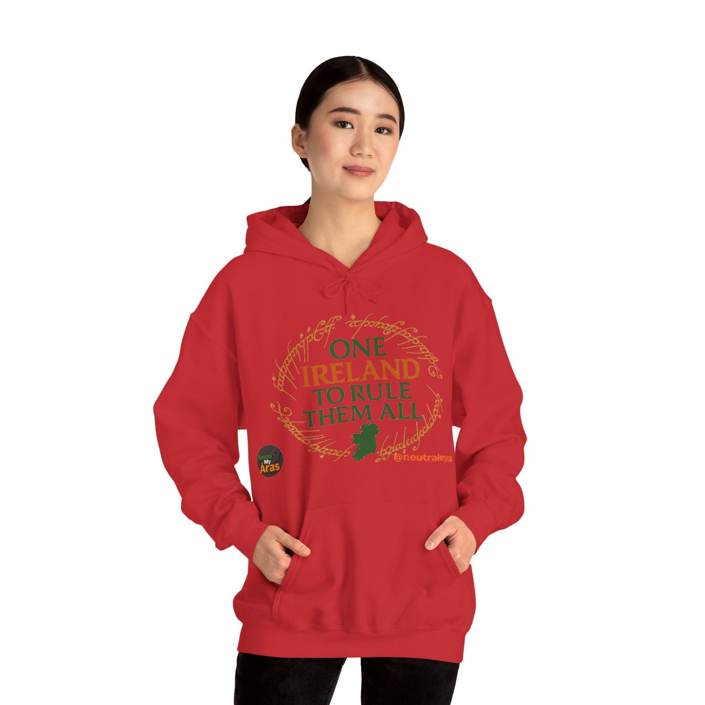 Hoodie "ONE IRELAND TO RULE THEM ALL" – Wear the Legend, Live the Dream