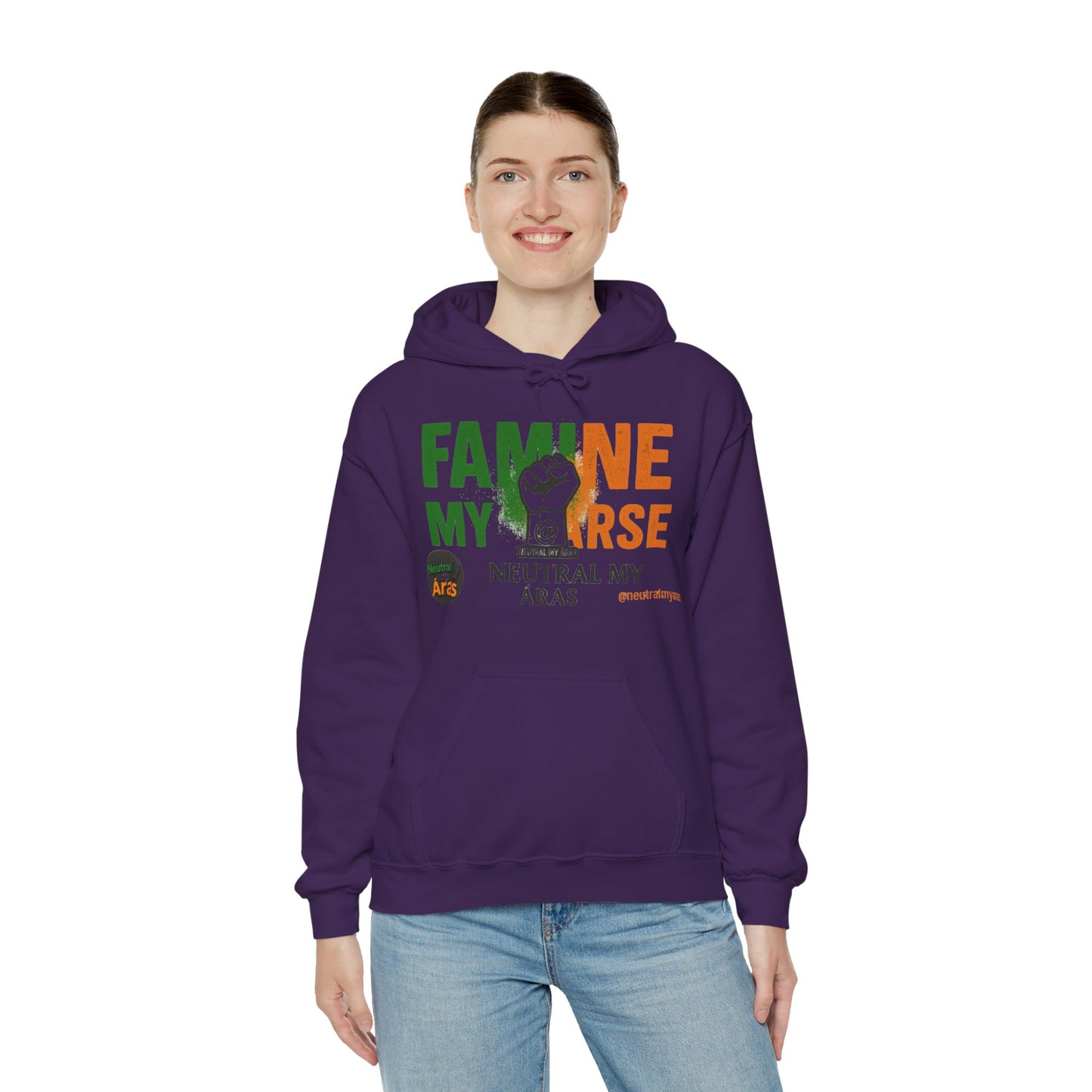 "FAMINE MY ARSE" – The Hoodie That Speaks Truth, and a Bit of Cheek