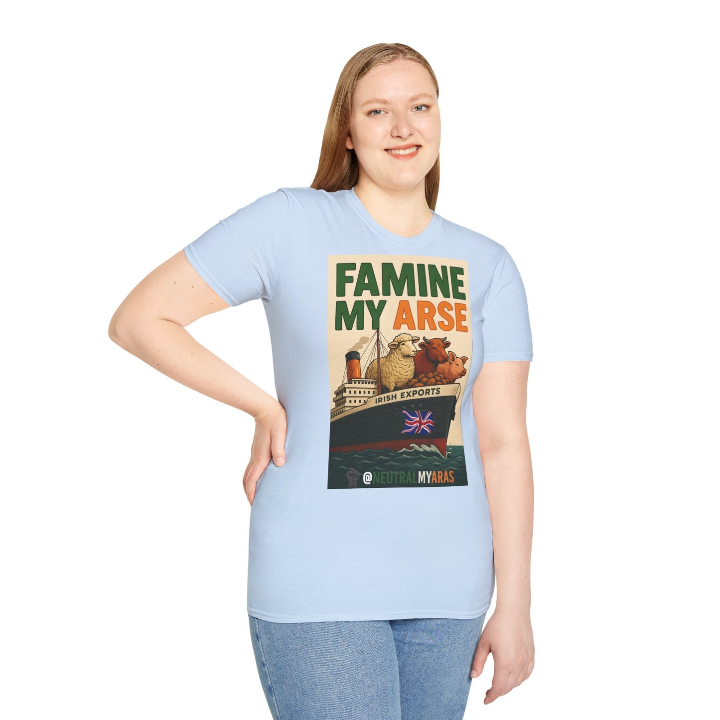 π₯ FAMINE MY ARSE T-SHIRT βοΈ