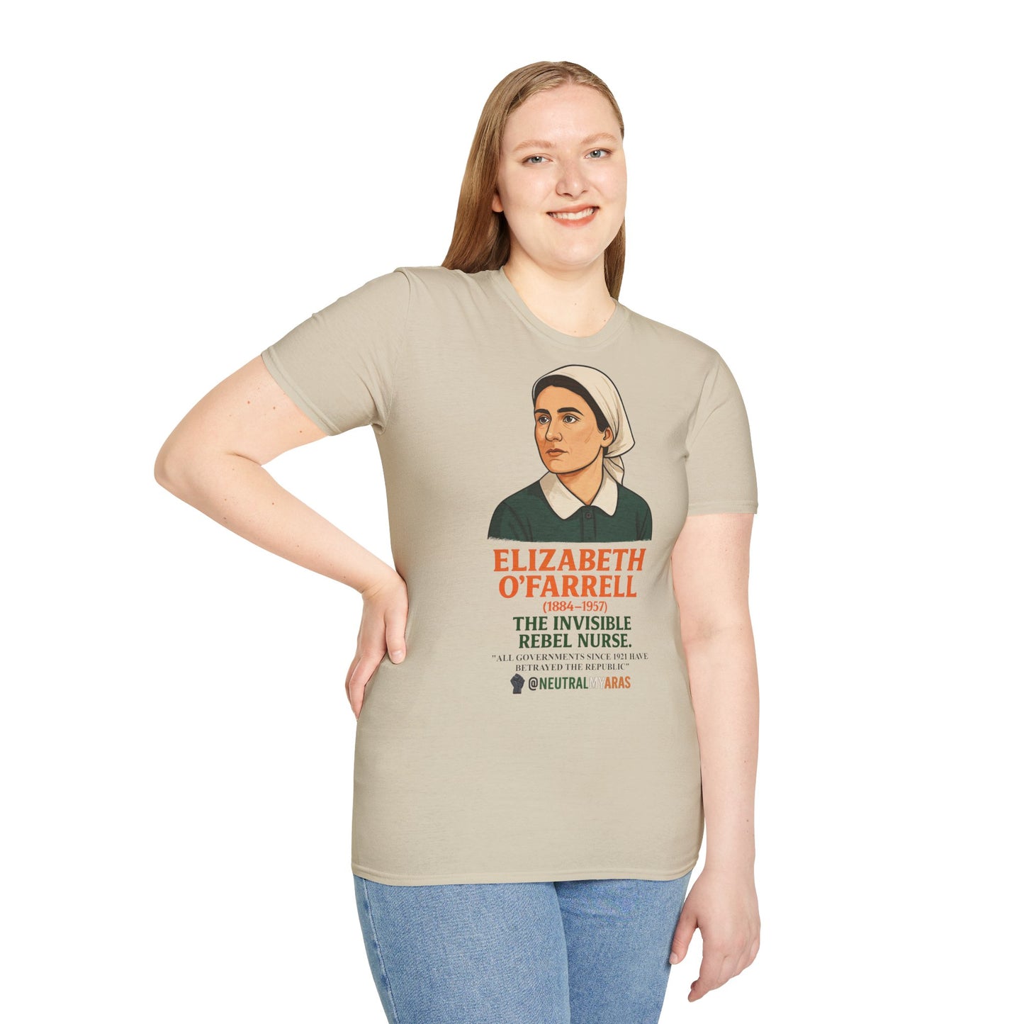 Elizabeth O'Farrell - The Invisible Rebel Nurse Tee