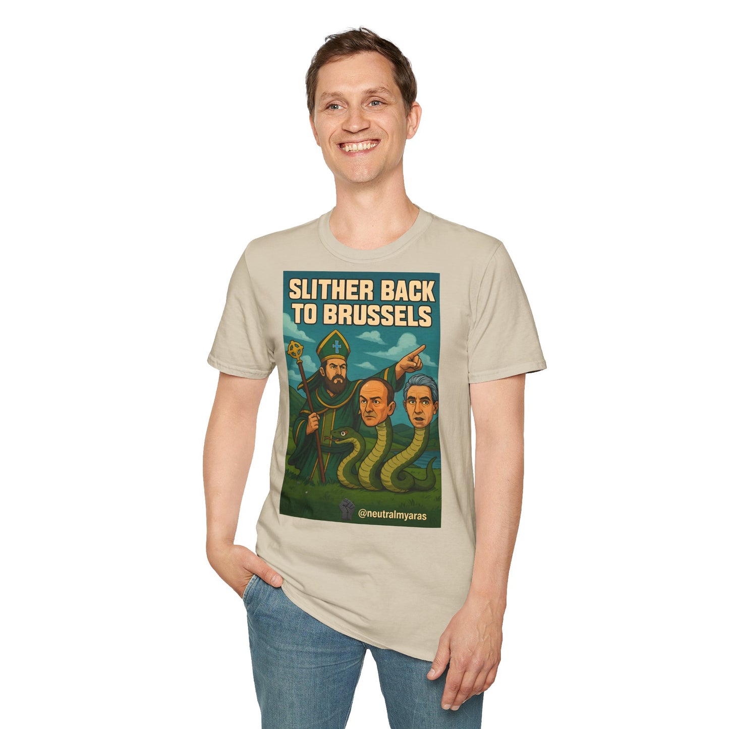 Slither Back to Brussels – St. Patrick vs. The Snakes Tee