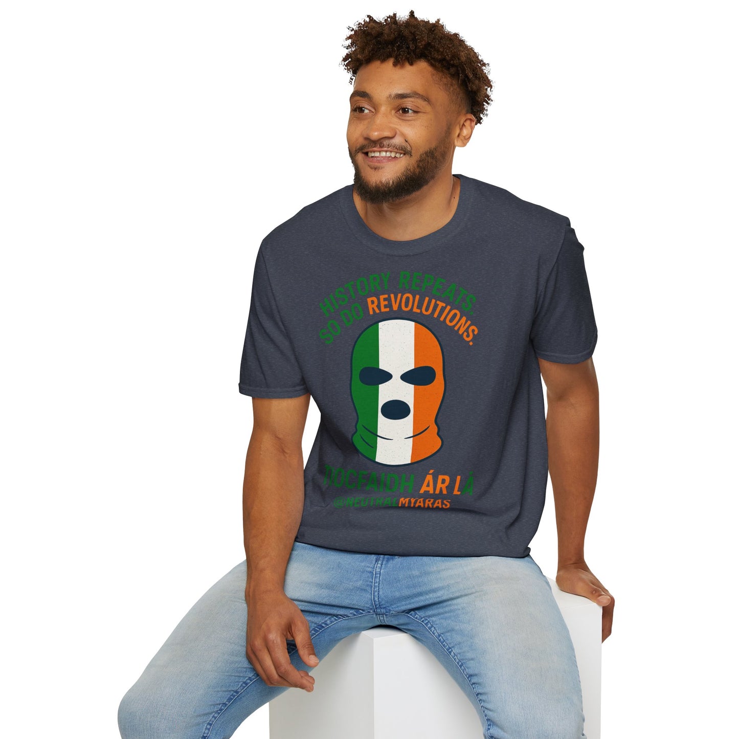 🔥 HISTORY REPEATS, SO DO REVOLUTIONS – TIOCFHAIDH ÁR LÁ T-SHIRT ☘️