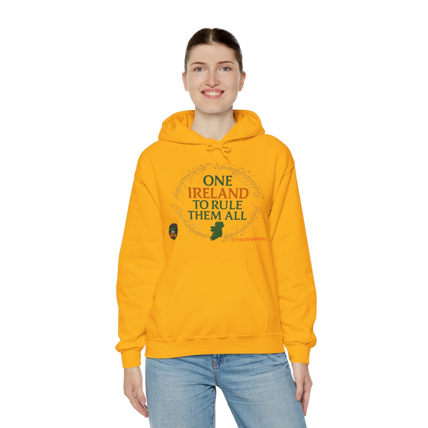 Hoodie "ONE IRELAND TO RULE THEM ALL" – Wear the Legend, Live the Dream