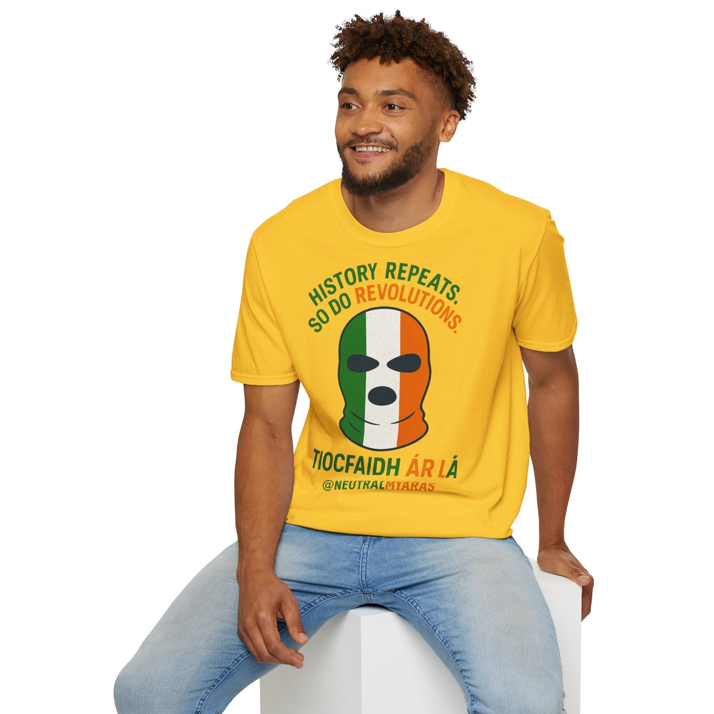 🔥 HISTORY REPEATS, SO DO REVOLUTIONS – TIOCFHAIDH ÁR LÁ T-SHIRT ☘️