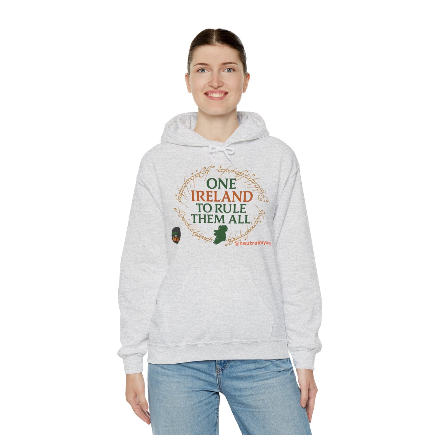 Hoodie "ONE IRELAND TO RULE THEM ALL" – Wear the Legend, Live the Dream