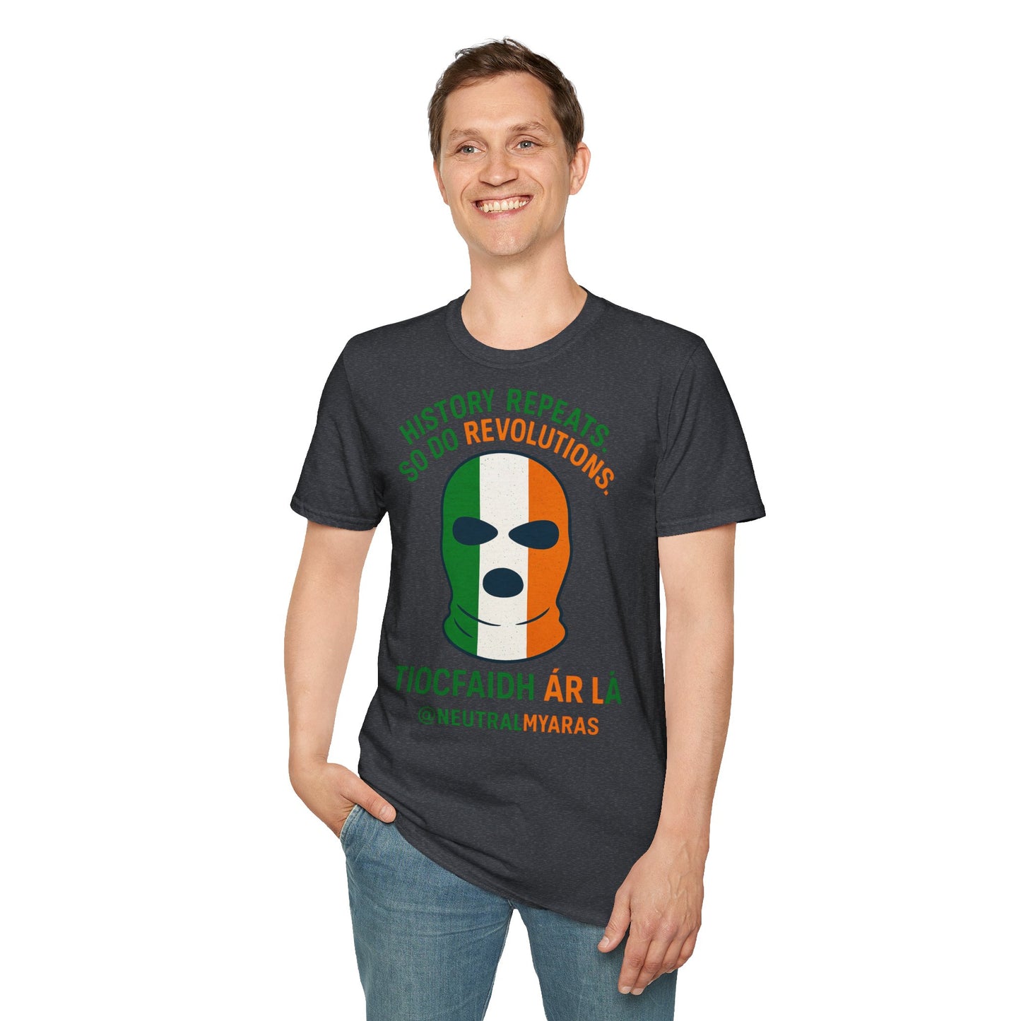 🔥 HISTORY REPEATS, SO DO REVOLUTIONS – TIOCFHAIDH ÁR LÁ T-SHIRT ☘️