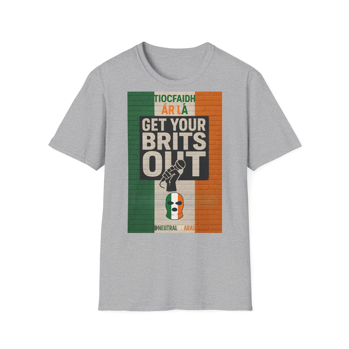 🔥 "GET YOUR BRITS OUT" Tiocfaidh Ár Lá T-shirt ☘️