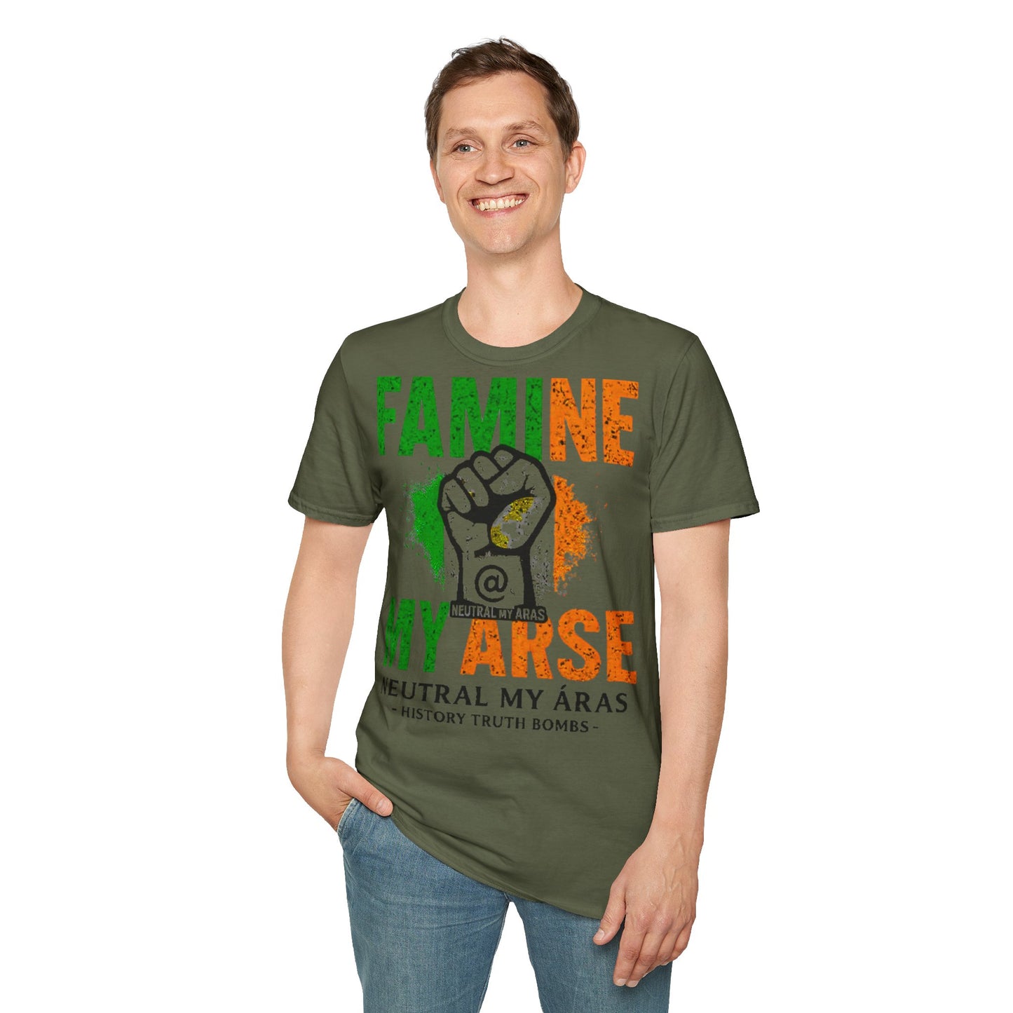 "FAMINE MY ARSE" – The T-Shirt That Speaks Truth, and a Bit of Cheek