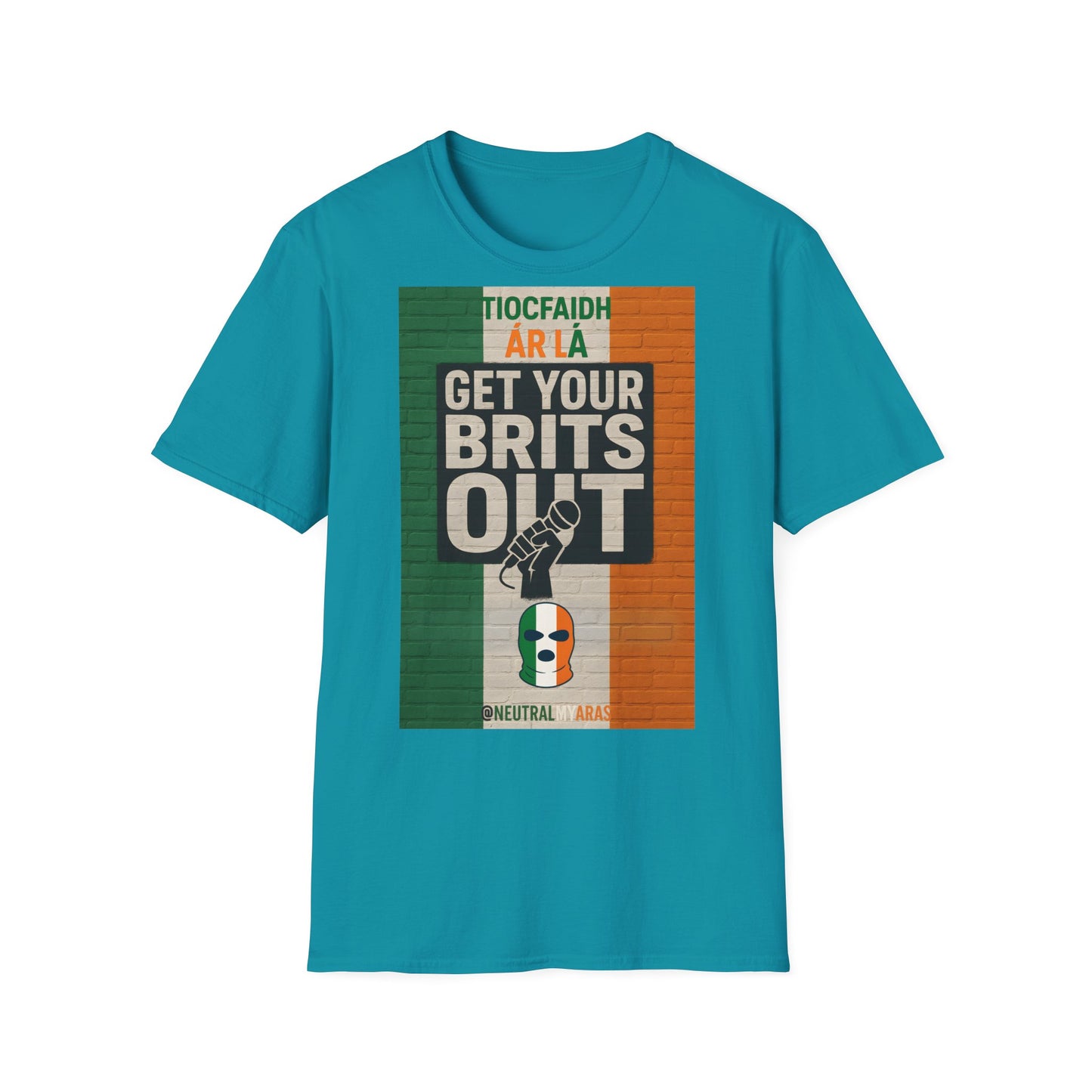 🔥 "GET YOUR BRITS OUT" Tiocfaidh Ár Lá T-shirt ☘️