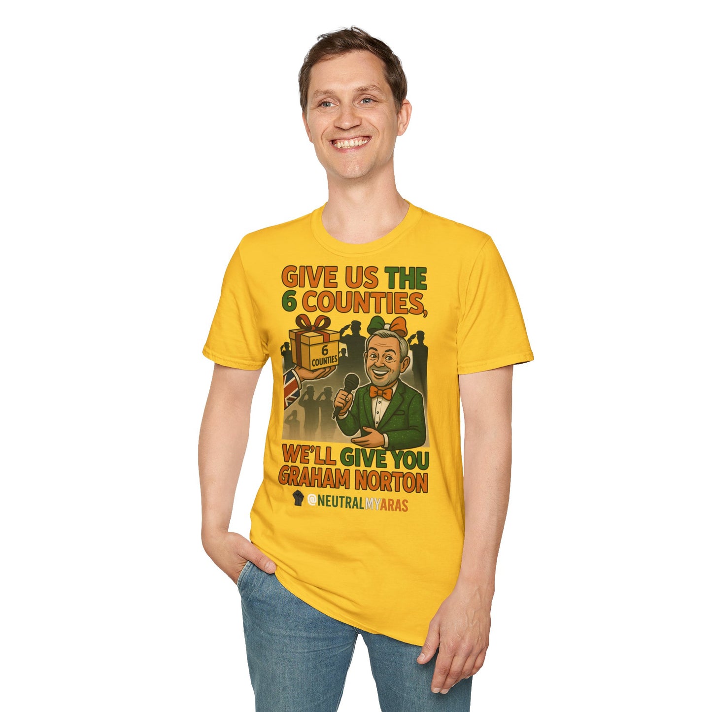 š„ āGive Us the 6 Counties, Weāll Give You Graham Nortonā T-SHIRT āļø