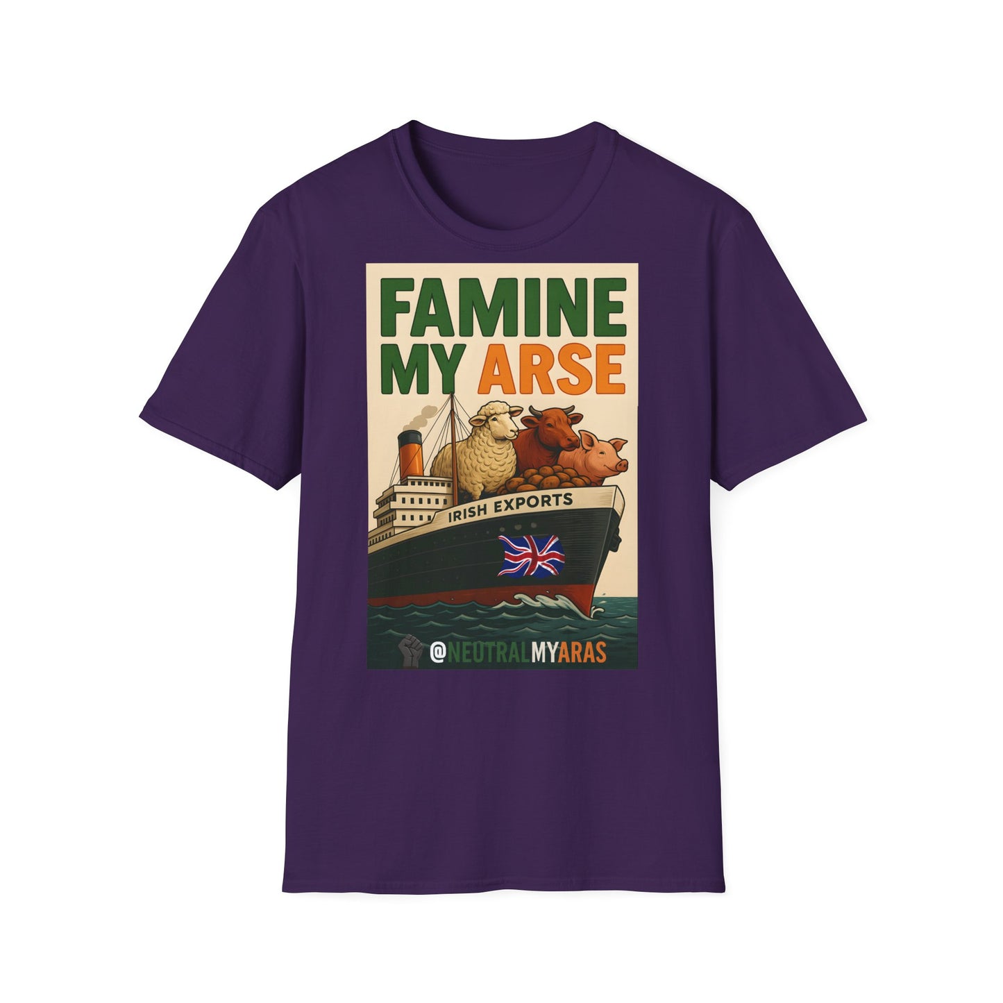 π₯ FAMINE MY ARSE T-SHIRT βοΈ
