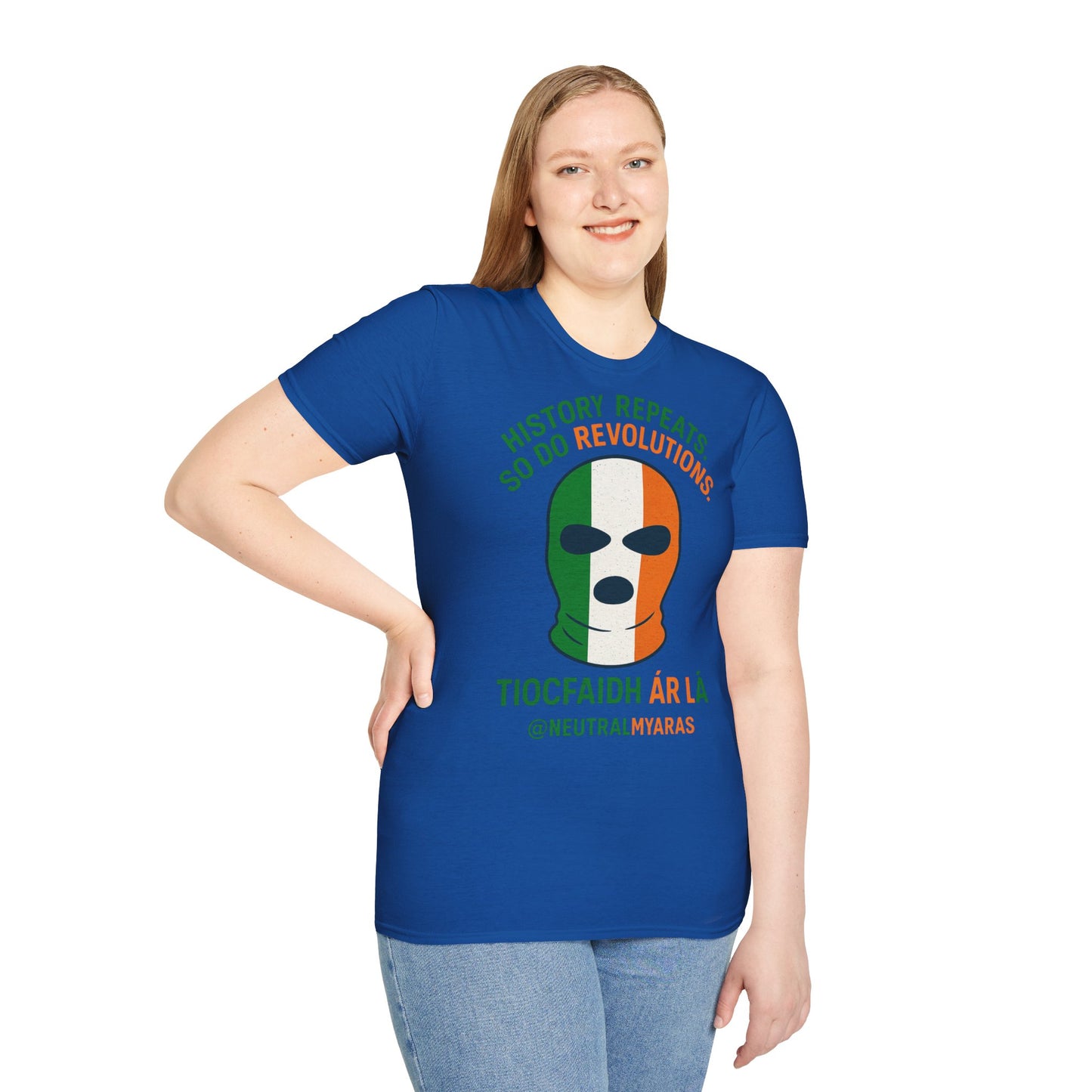 🔥 HISTORY REPEATS, SO DO REVOLUTIONS – TIOCFHAIDH ÁR LÁ T-SHIRT ☘️
