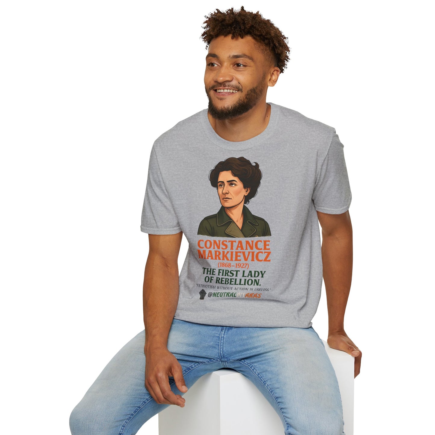 ๐ฎ๐ช Constance Markievicz T-Shirt โ The First Lady of Rebellion ๐ฎ๐ช Tee