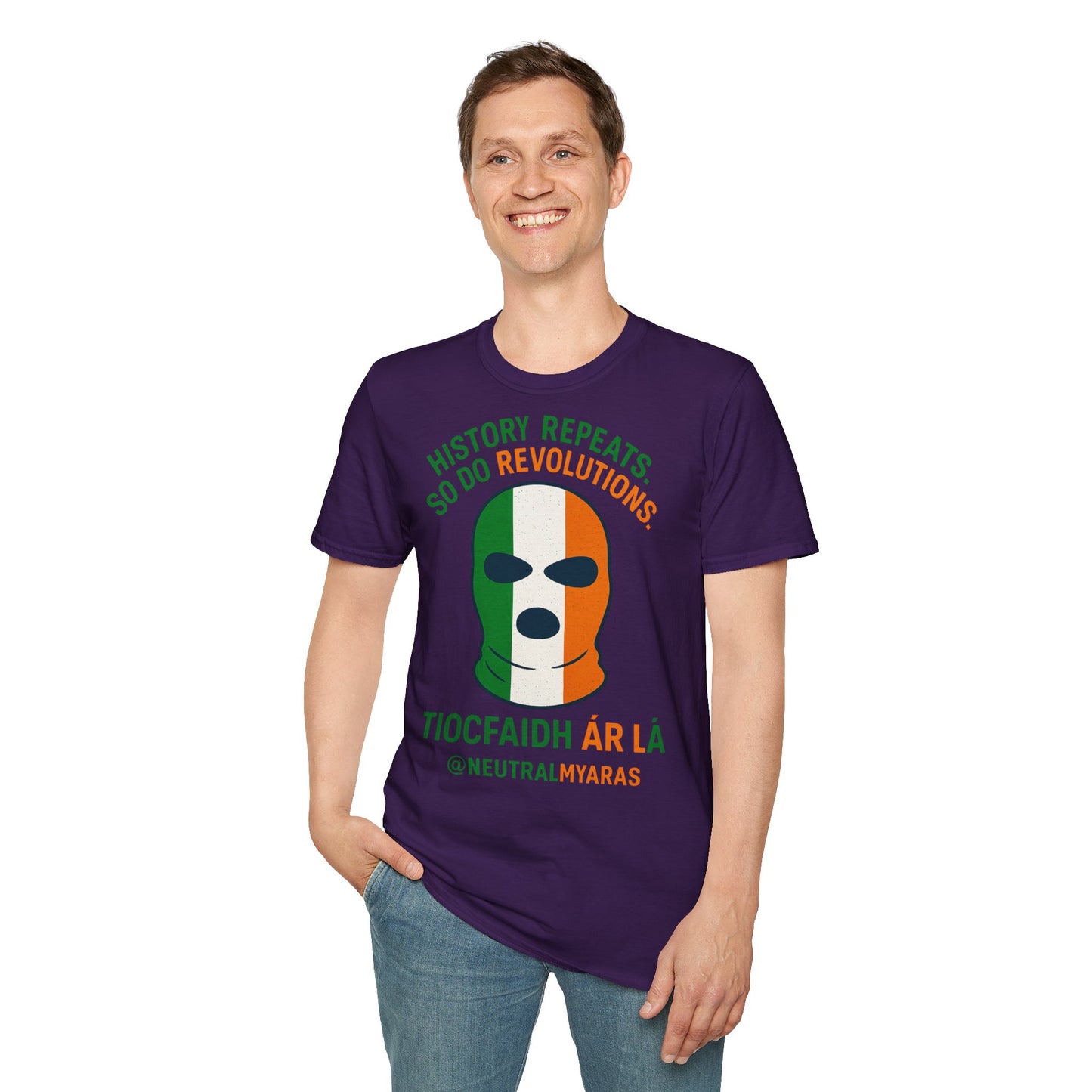 🔥 HISTORY REPEATS, SO DO REVOLUTIONS – TIOCFHAIDH ÁR LÁ T-SHIRT ☘️