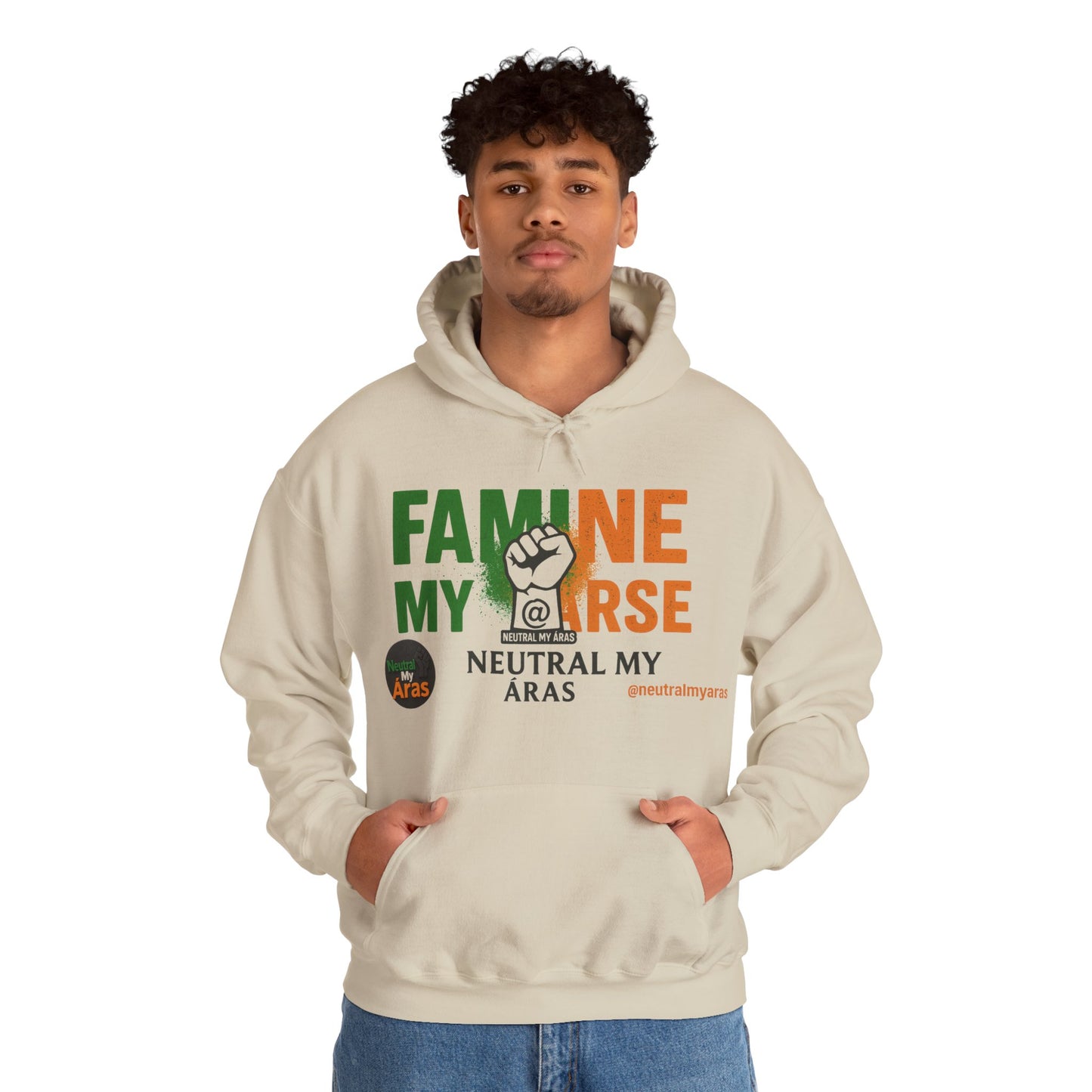 "FAMINE MY ARSE" – The Hoodie That Speaks Truth, and a Bit of Cheek