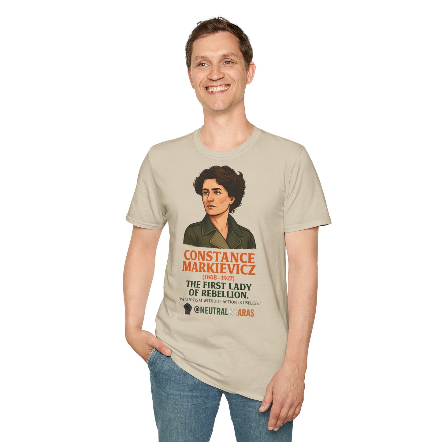 ๐ฎ๐ช Constance Markievicz T-Shirt โ The First Lady of Rebellion ๐ฎ๐ช Tee