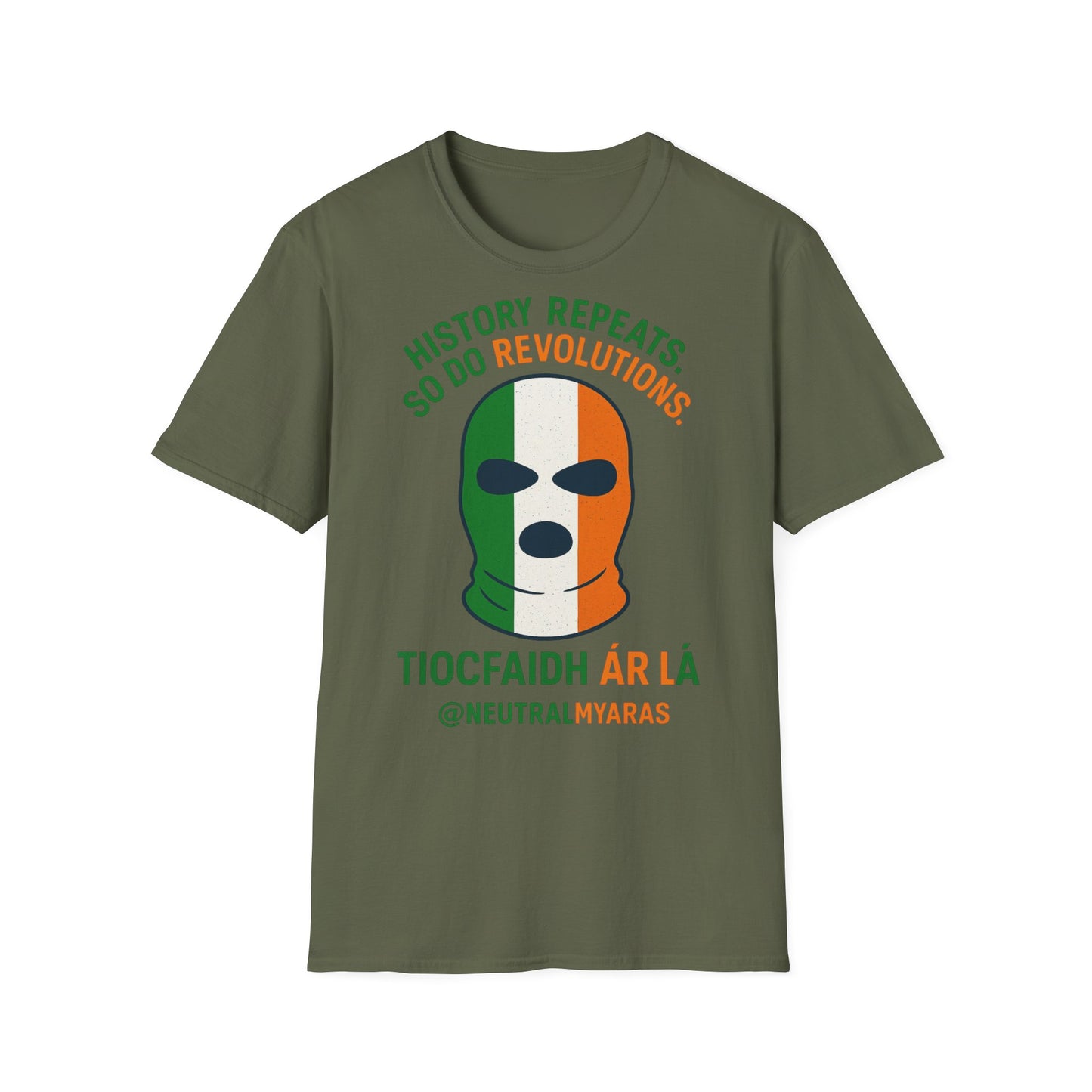 🔥 HISTORY REPEATS, SO DO REVOLUTIONS – TIOCFHAIDH ÁR LÁ T-SHIRT ☘️