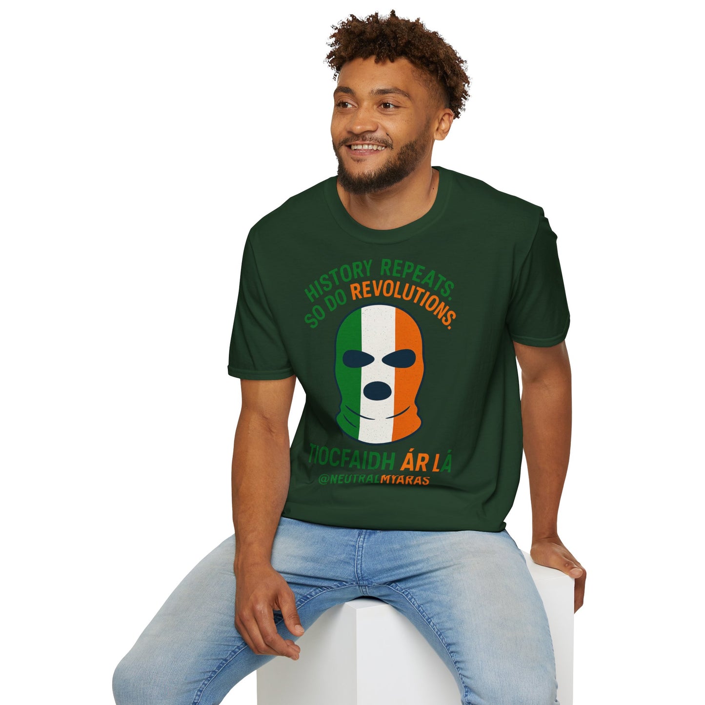 🔥 HISTORY REPEATS, SO DO REVOLUTIONS – TIOCFHAIDH ÁR LÁ T-SHIRT ☘️
