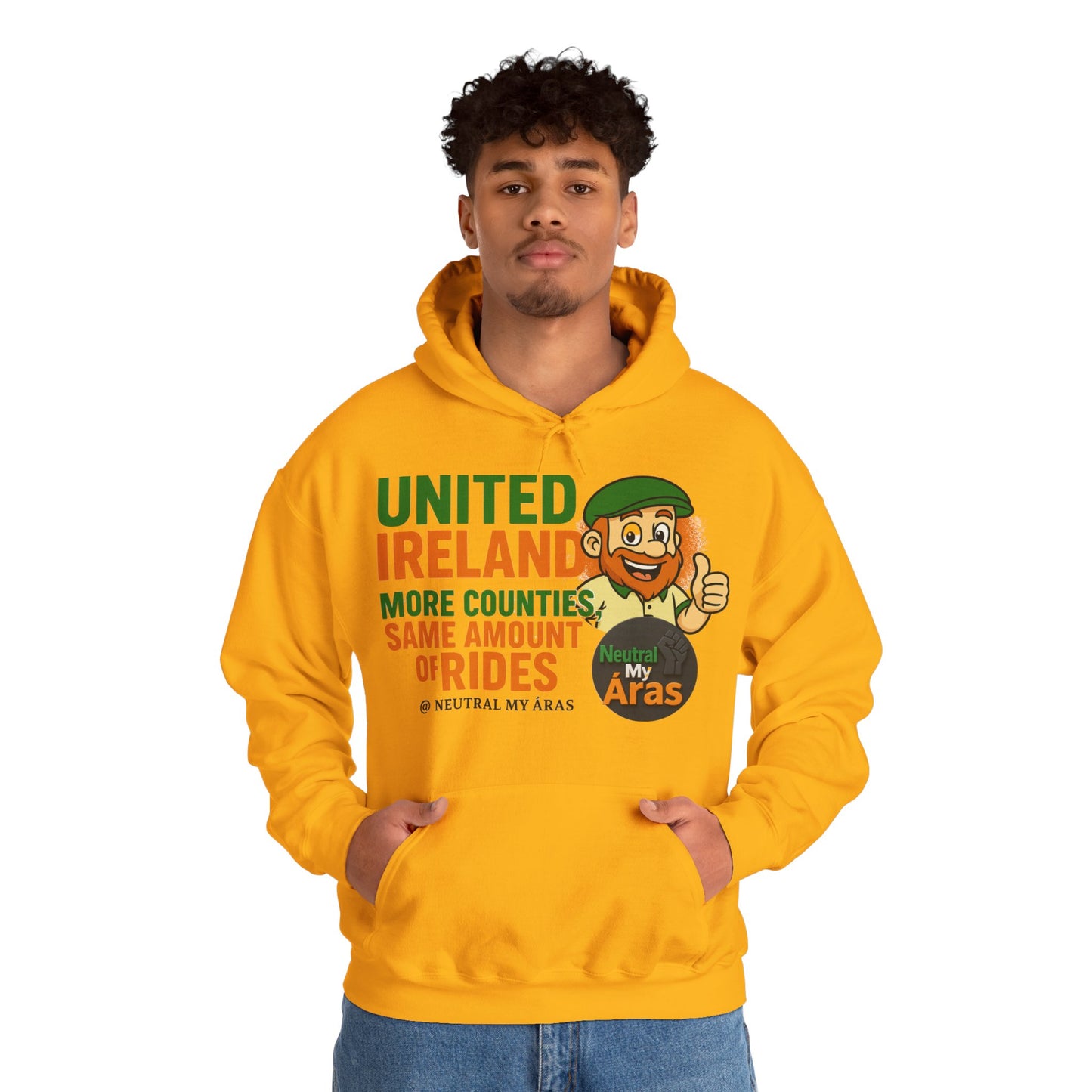 "UNITED IRELAND – MORE COUNTIES, SAME AMOUNT OF RIDES" – The Only Thing That’s Changing is the Territory - United Ireland Graphic Hoodie