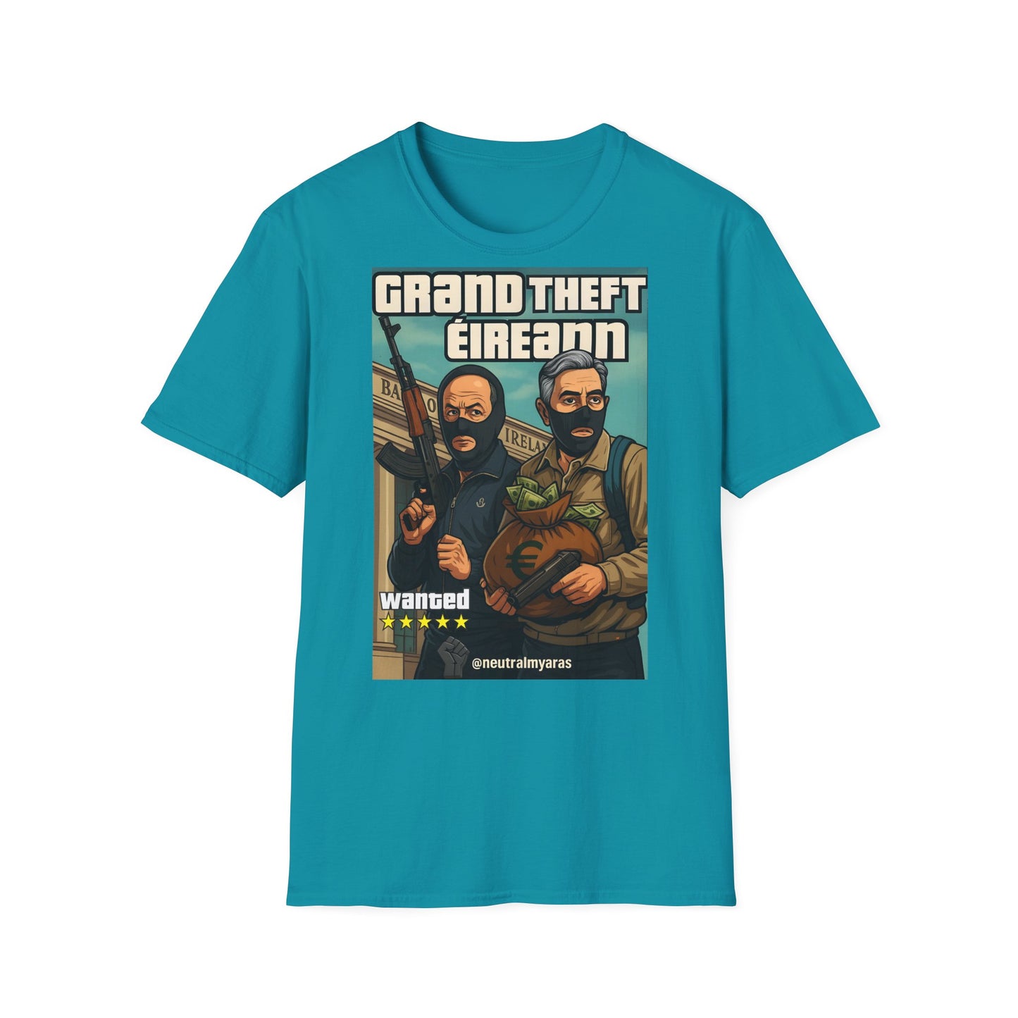 🔥 🚨 GRAND THEFT ÉIREANN 🚨 T-SHIRT ☘️