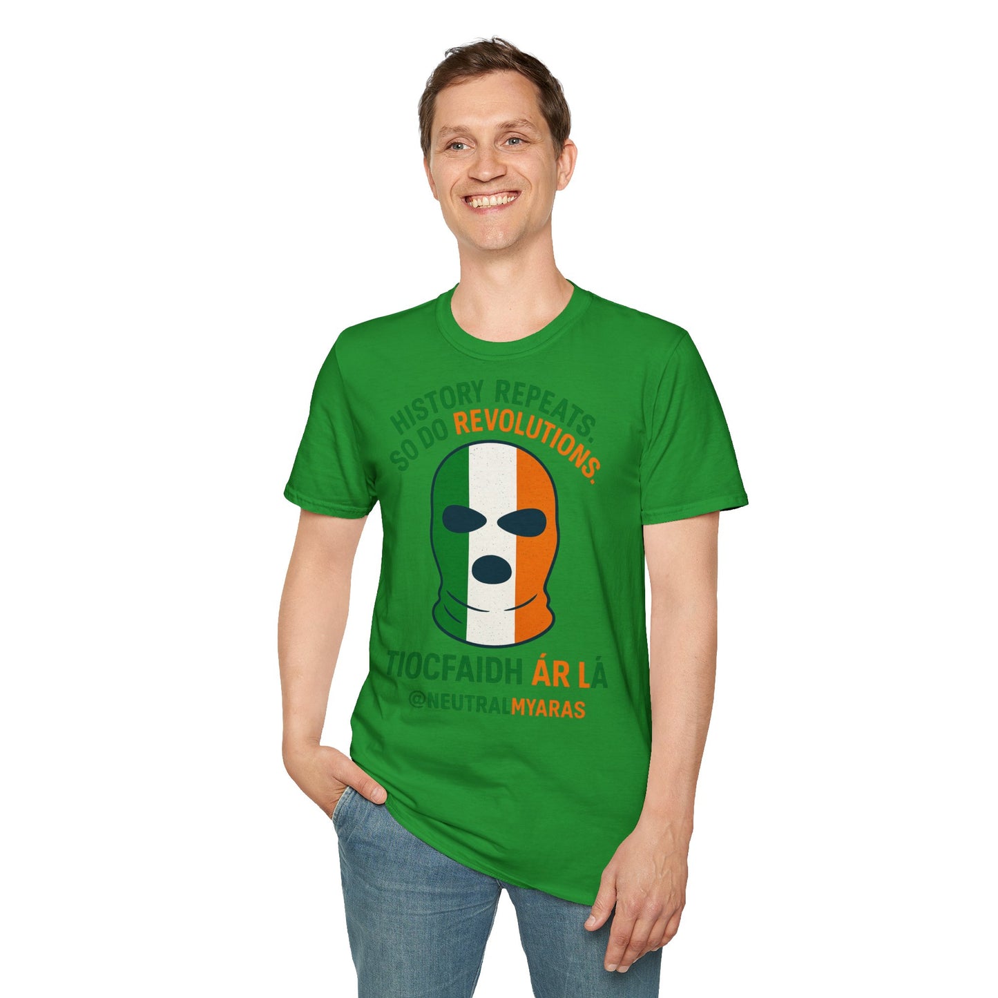 🔥 HISTORY REPEATS, SO DO REVOLUTIONS – TIOCFHAIDH ÁR LÁ T-SHIRT ☘️