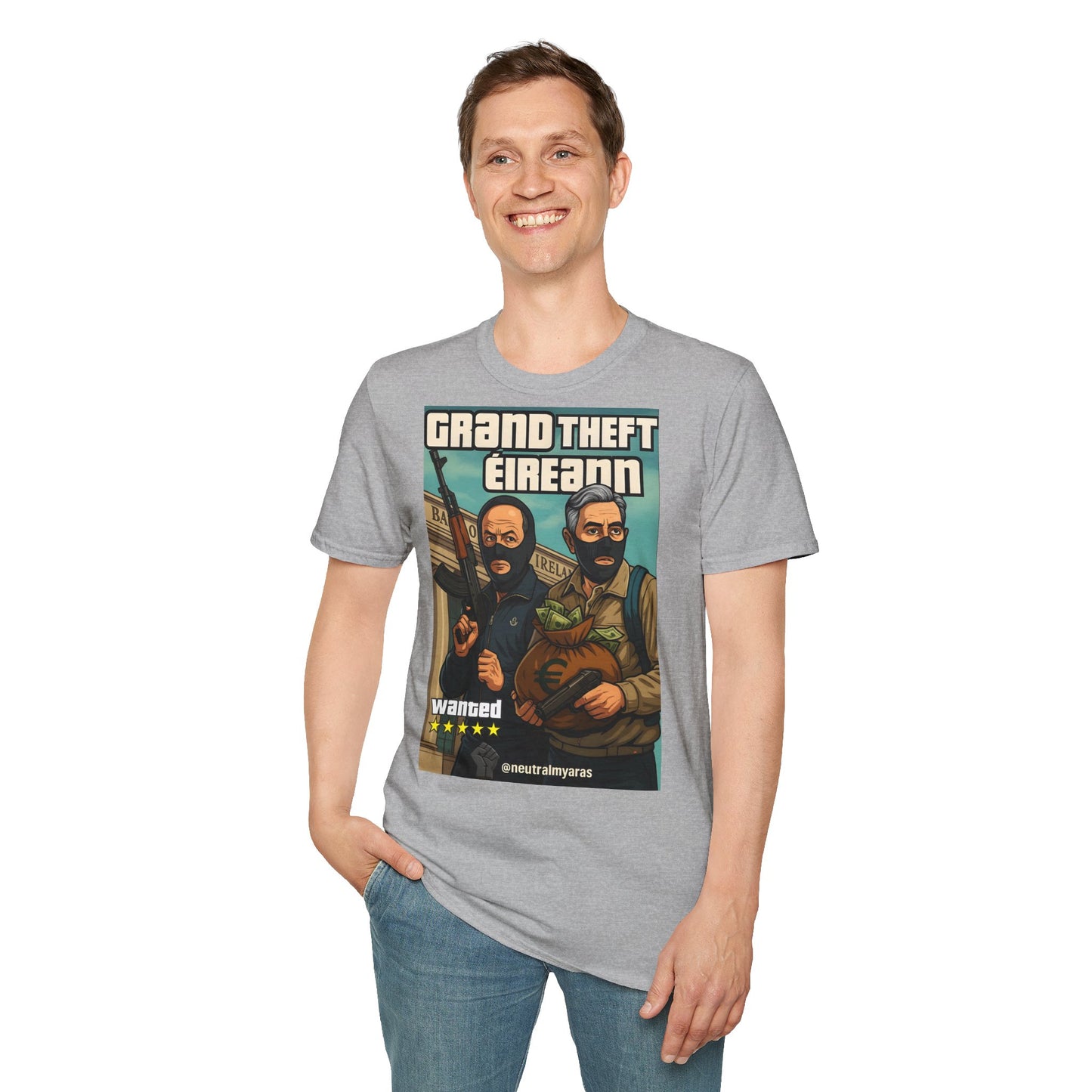 🔥 🚨 GRAND THEFT ÉIREANN 🚨 T-SHIRT ☘️