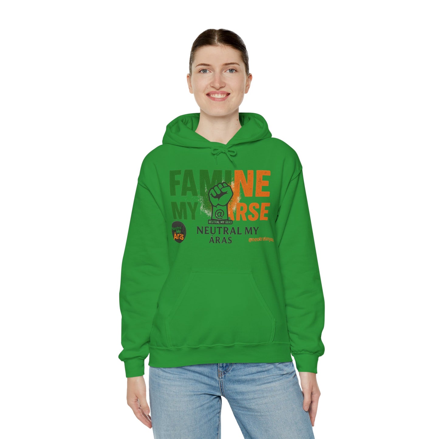 "FAMINE MY ARSE" – The Hoodie That Speaks Truth, and a Bit of Cheek