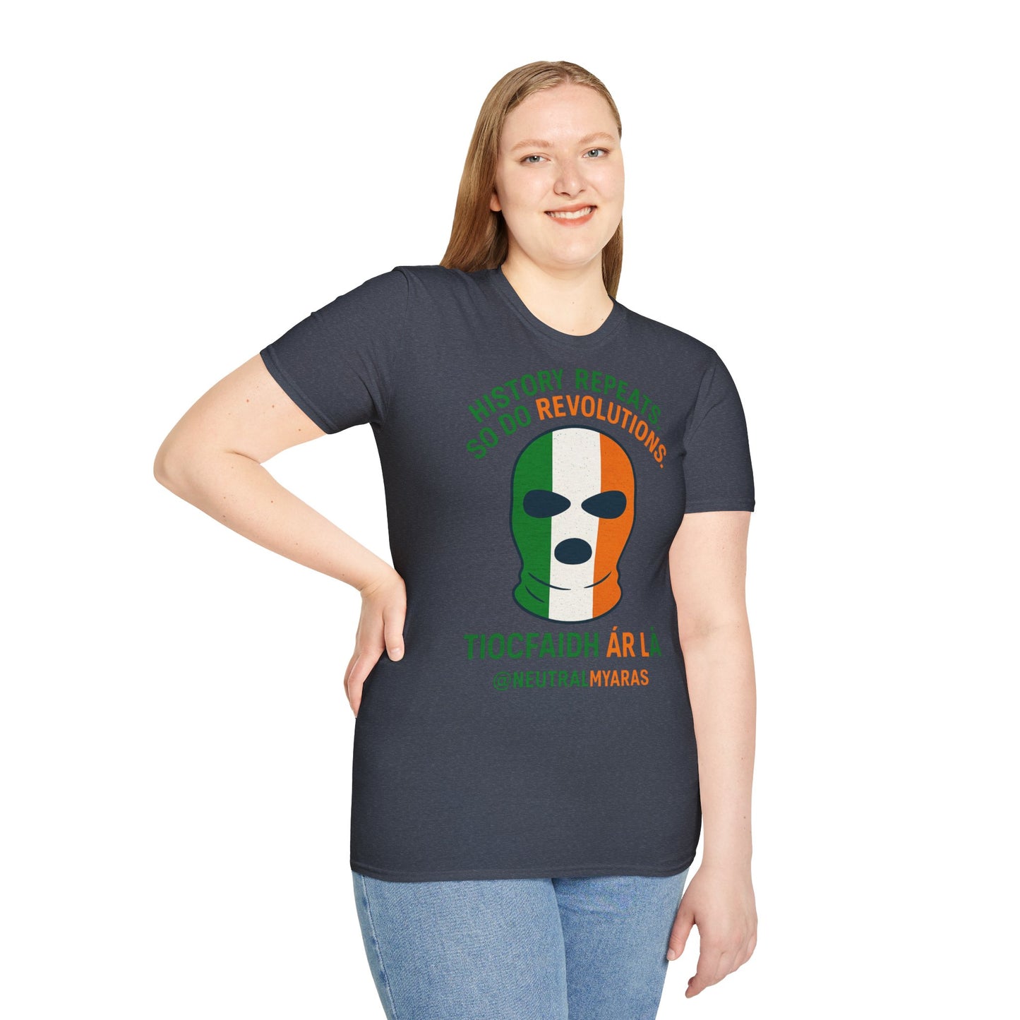 🔥 HISTORY REPEATS, SO DO REVOLUTIONS – TIOCFHAIDH ÁR LÁ T-SHIRT ☘️