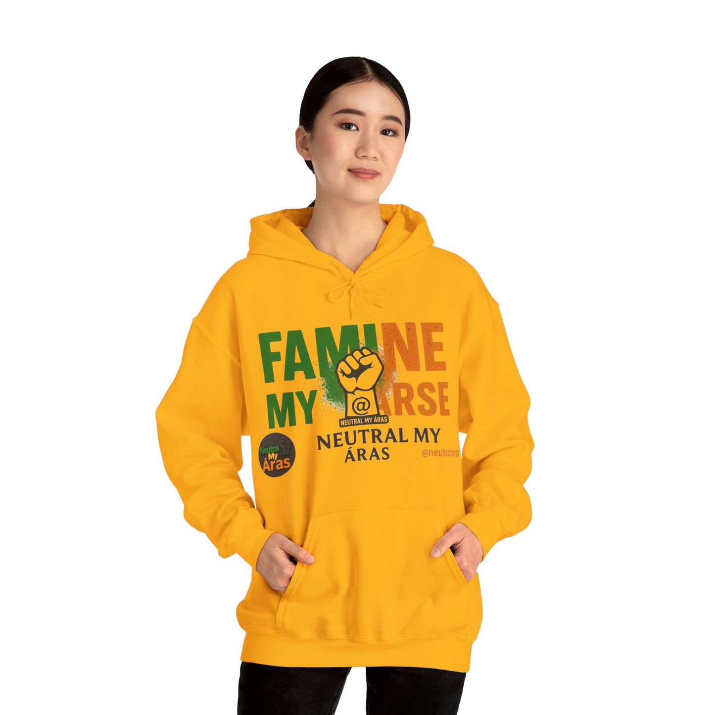 "FAMINE MY ARSE" – The Hoodie That Speaks Truth, and a Bit of Cheek