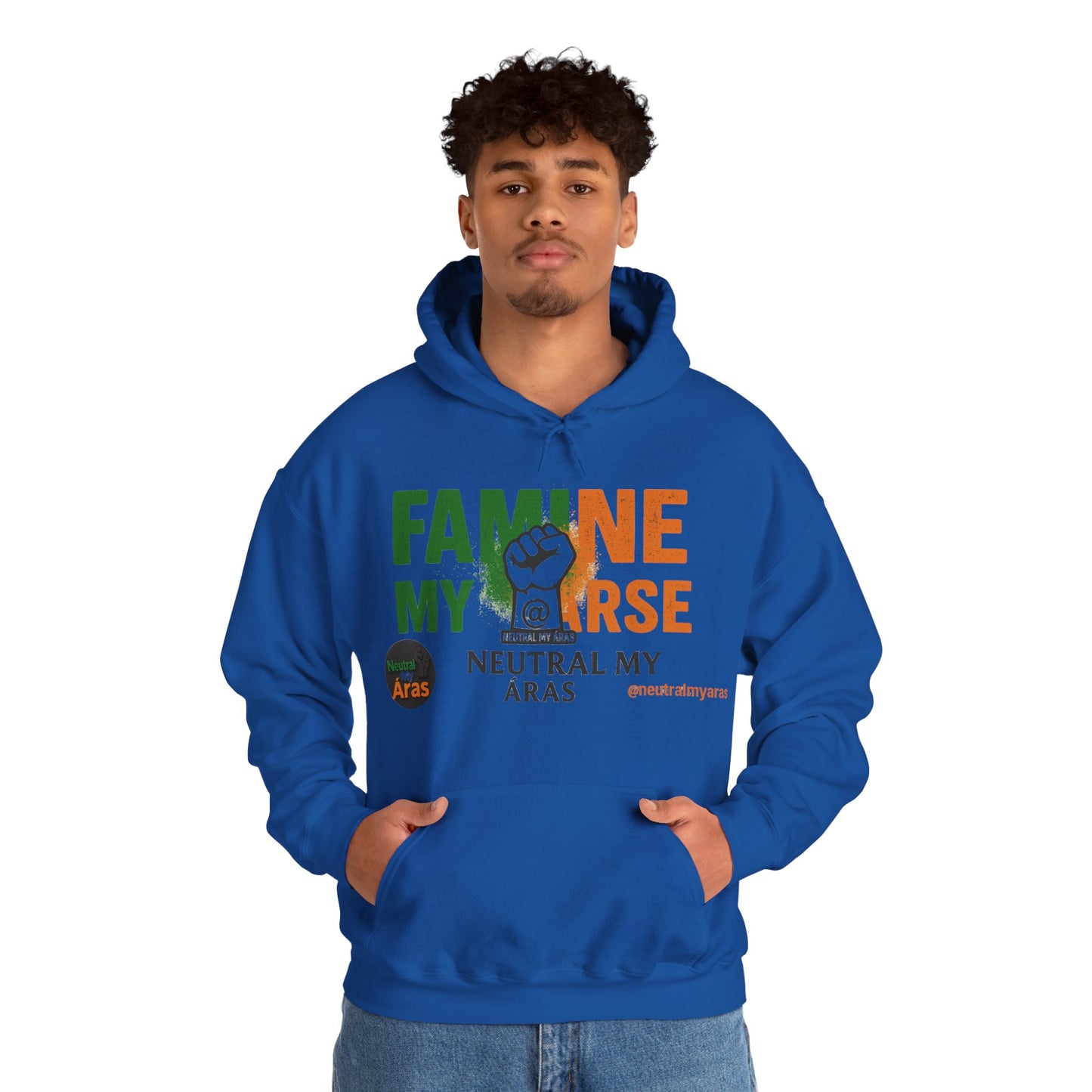 "FAMINE MY ARSE" – The Hoodie That Speaks Truth, and a Bit of Cheek