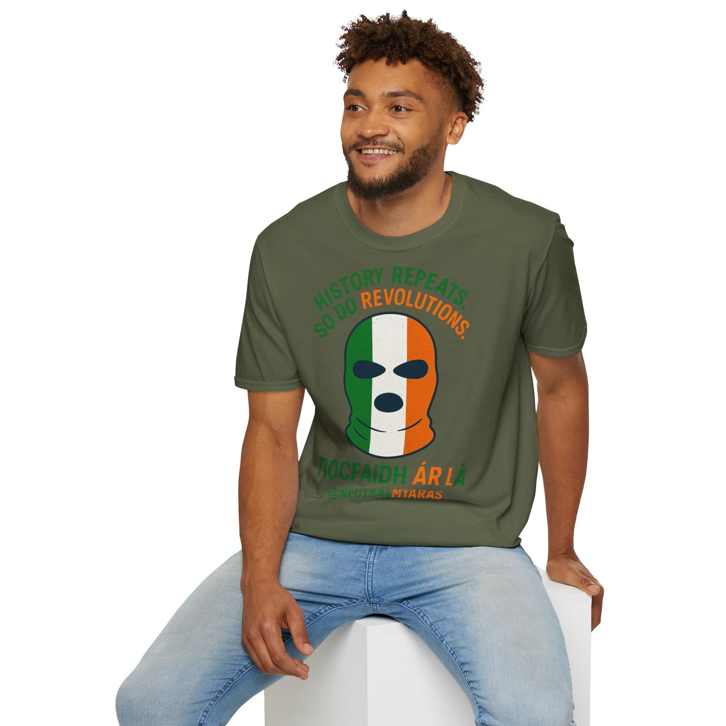 🔥 HISTORY REPEATS, SO DO REVOLUTIONS – TIOCFHAIDH ÁR LÁ T-SHIRT ☘️
