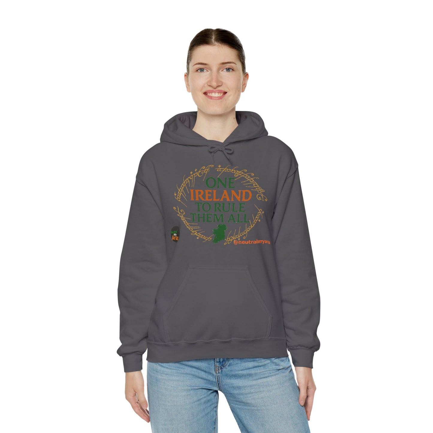 Hoodie "ONE IRELAND TO RULE THEM ALL" – Wear the Legend, Live the Dream