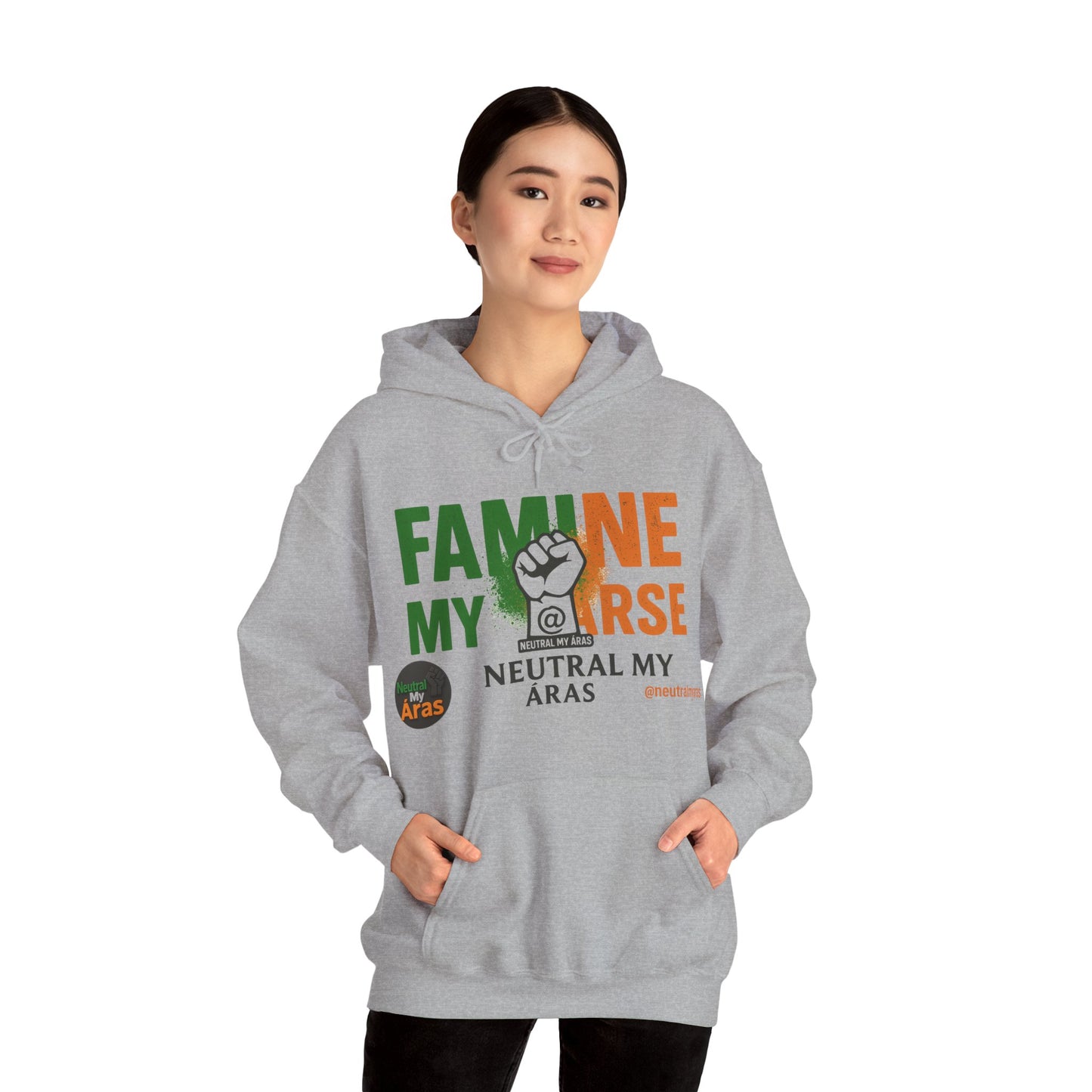 "FAMINE MY ARSE" – The Hoodie That Speaks Truth, and a Bit of Cheek