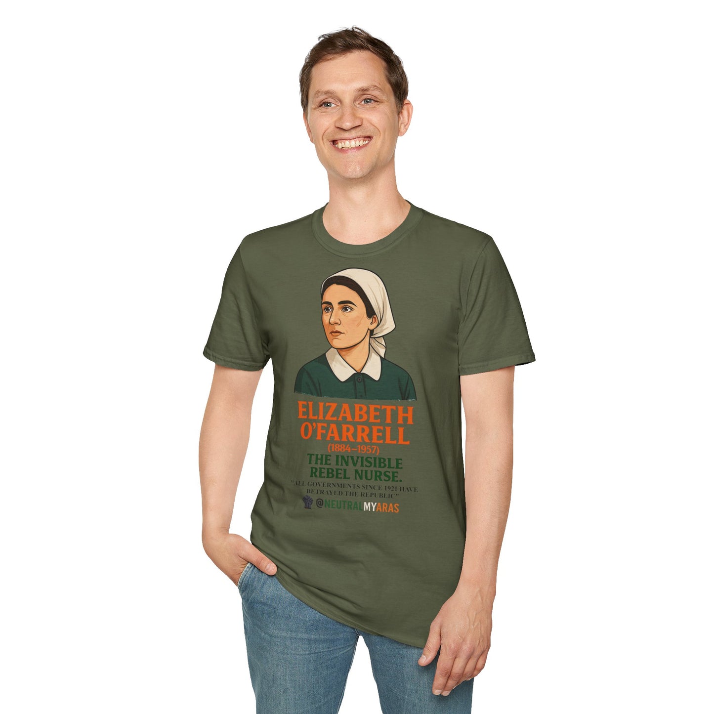 Elizabeth O'Farrell - The Invisible Rebel Nurse Tee