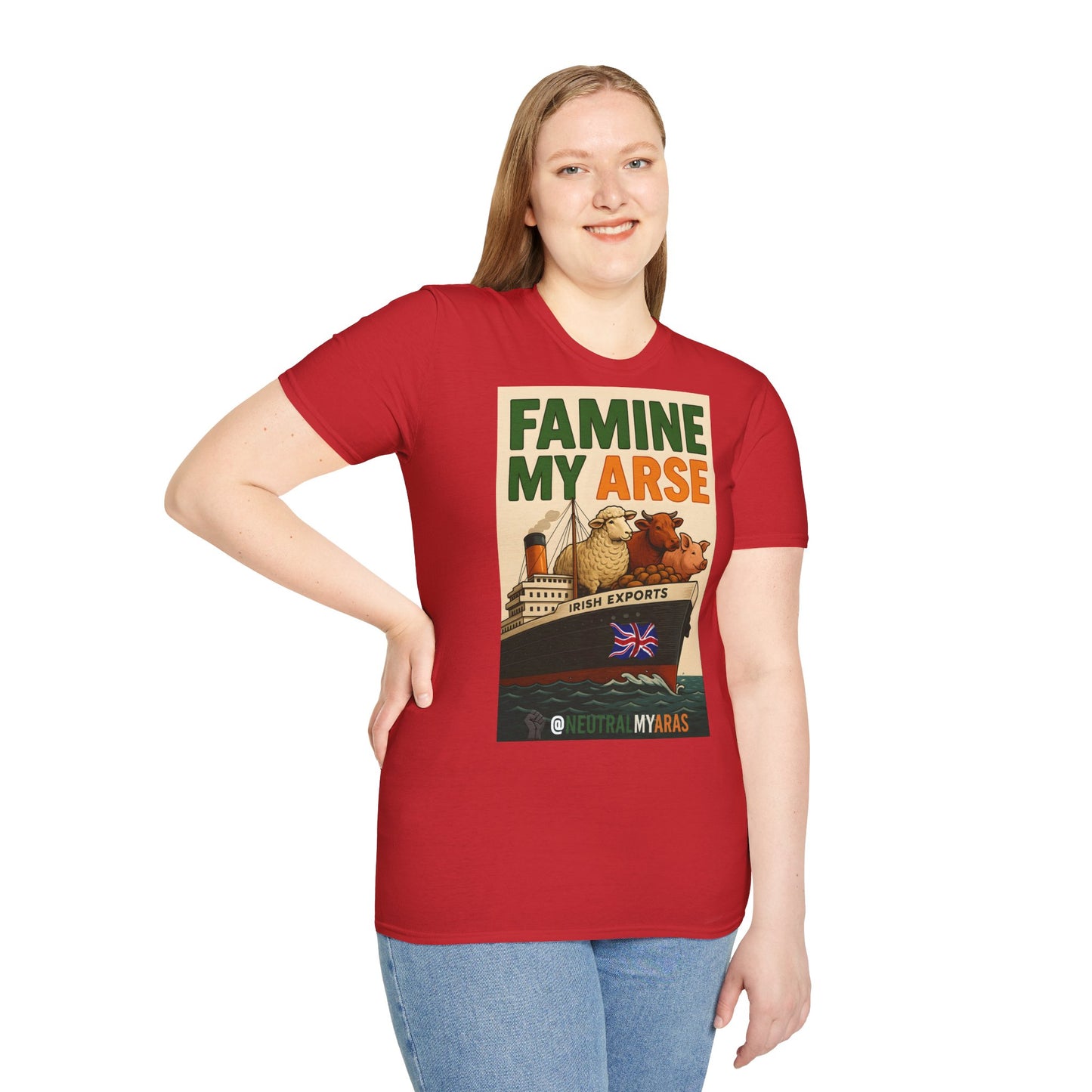 π₯ FAMINE MY ARSE T-SHIRT βοΈ