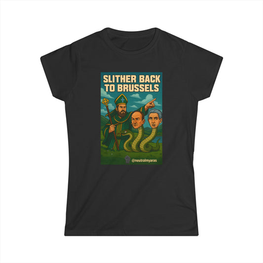 Slither Back to Brussels – St. Patrick vs. The Snakes Woman's Softstyle Tee