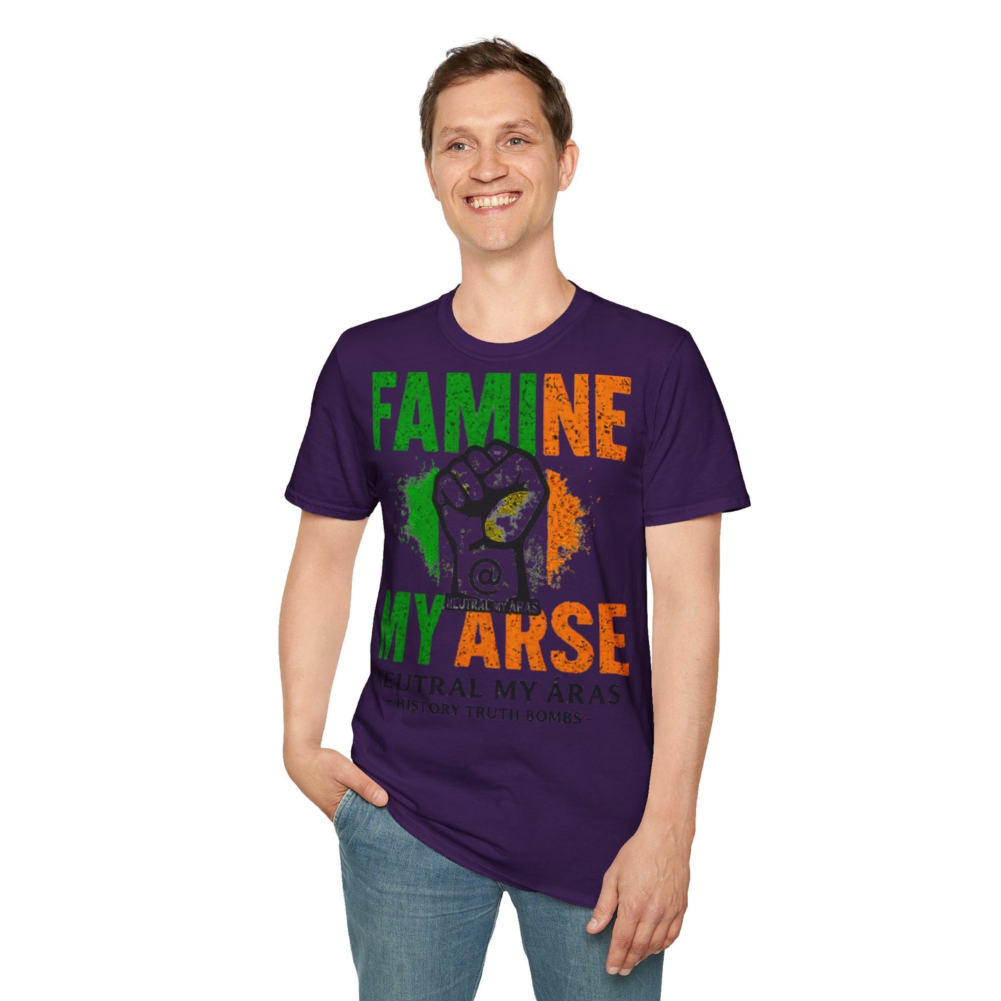 "FAMINE MY ARSE" – The T-Shirt That Speaks Truth, and a Bit of Cheek