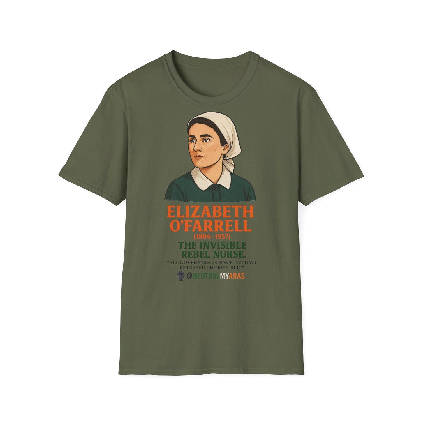 Elizabeth O'Farrell - The Invisible Rebel Nurse Tee